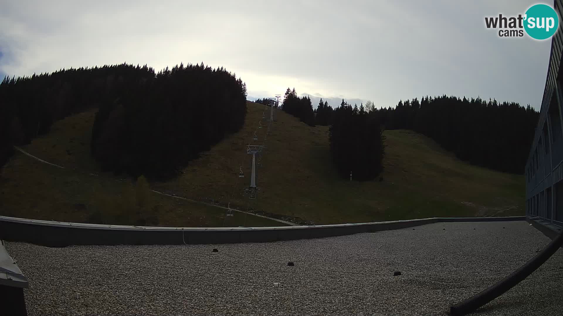 GOLTE Ski resort live webcam – view to Medvedjak – Slovenia