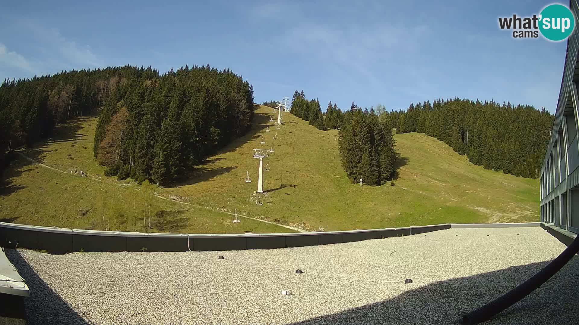 Cámara web en vivo de la estación de esquí GOLTE – vista a Medvedjak – Eslovenia