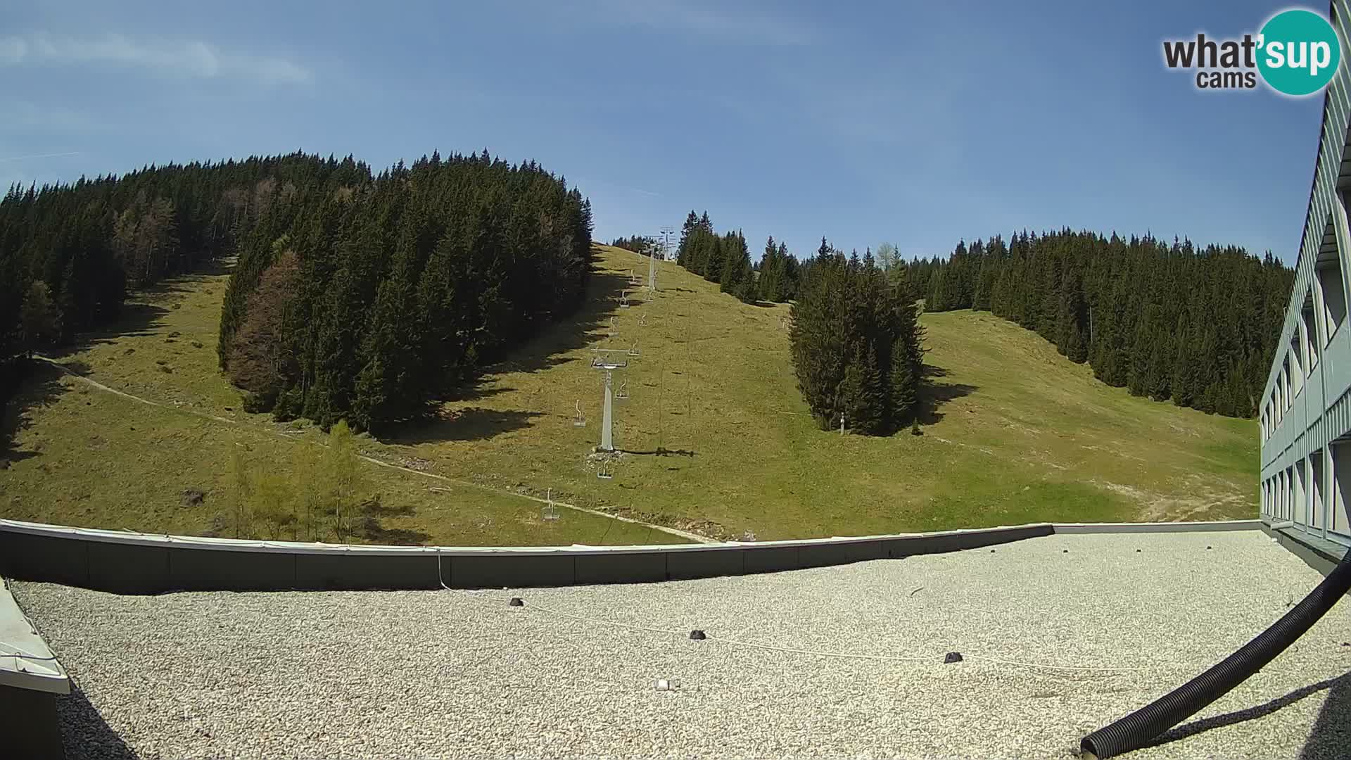 GOLTE Skigebiet webcam – Schöne Aussicht auf Medvedjak – Slowenien