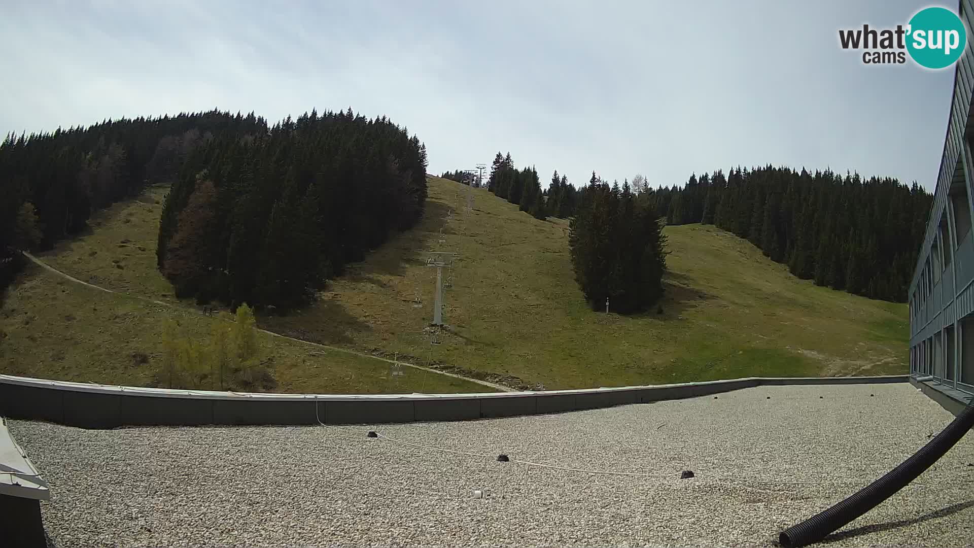 GOLTE skijalište web kamera – pogled na Medvedjak – Slovenija