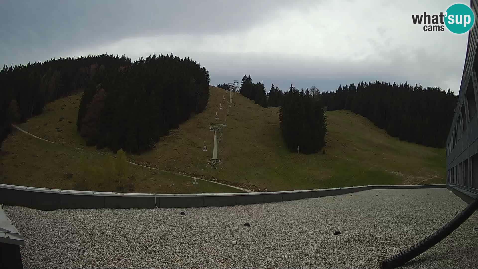 Cámara web en vivo de la estación de esquí GOLTE – vista a Medvedjak – Eslovenia