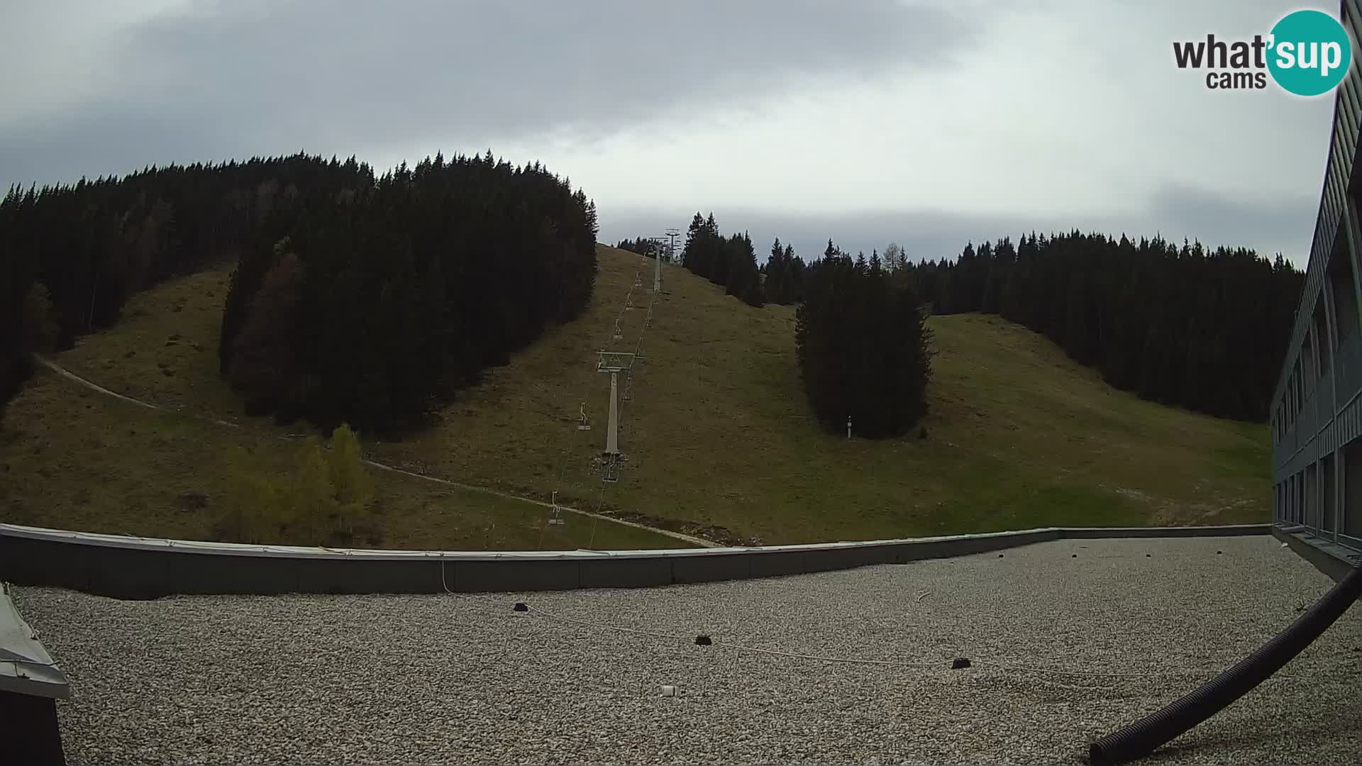 Cámara web en vivo de la estación de esquí GOLTE – vista a Medvedjak – Eslovenia