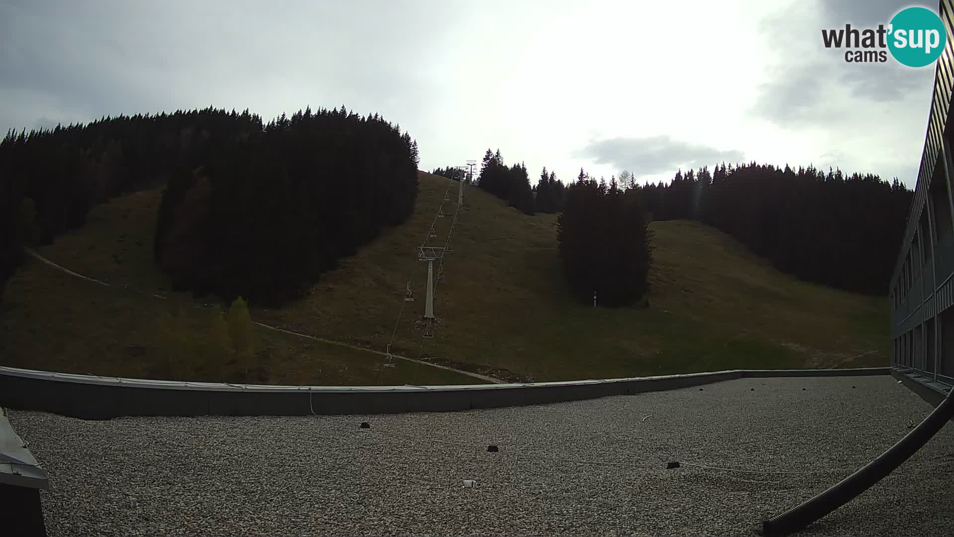Cámara web en vivo de la estación de esquí GOLTE – vista a Medvedjak – Eslovenia