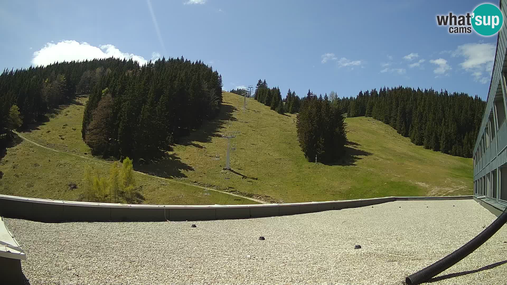 GOLTE Skigebiet webcam – Schöne Aussicht auf Medvedjak – Slowenien
