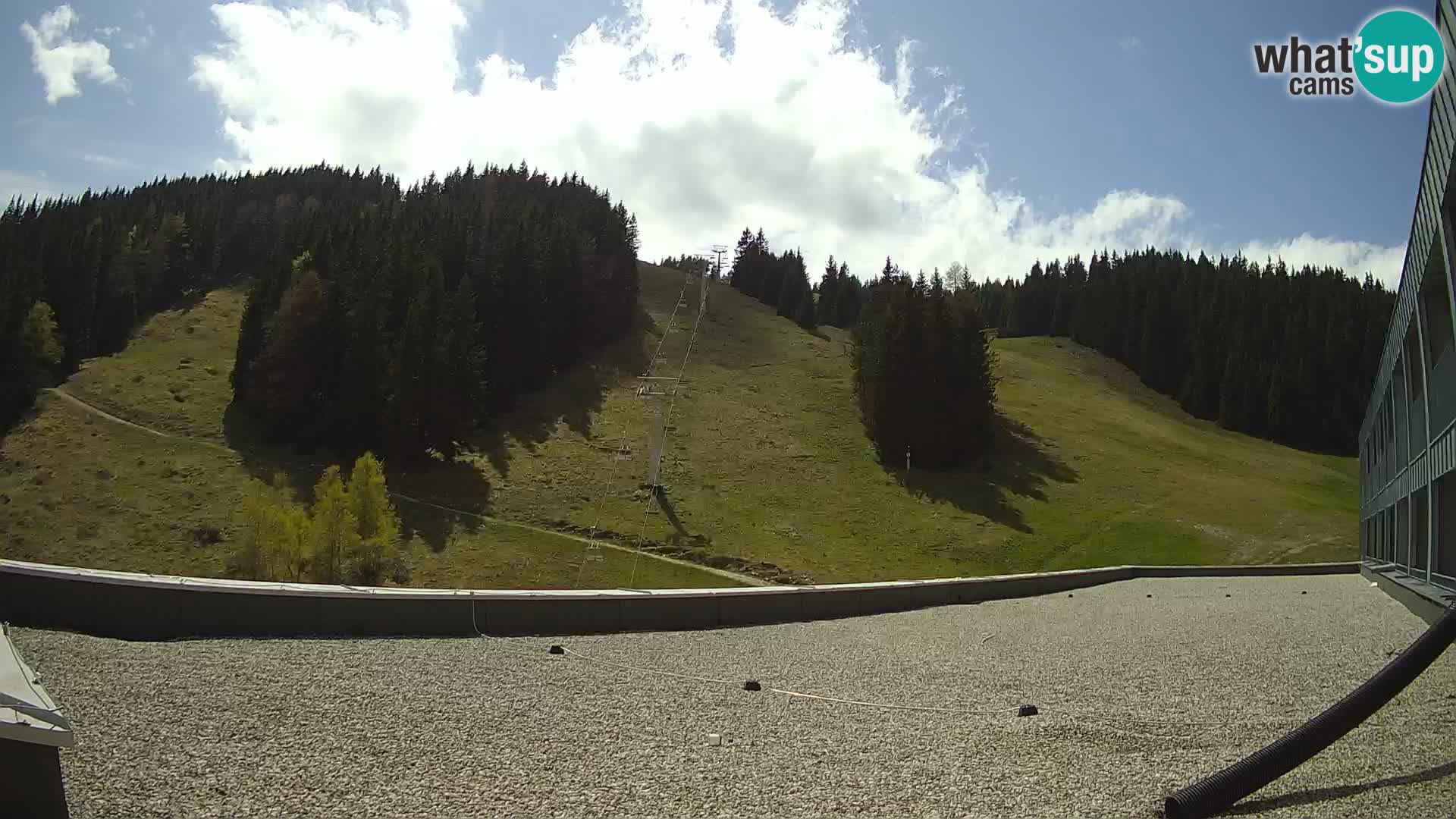 Cámara web en vivo de la estación de esquí GOLTE – vista a Medvedjak – Eslovenia