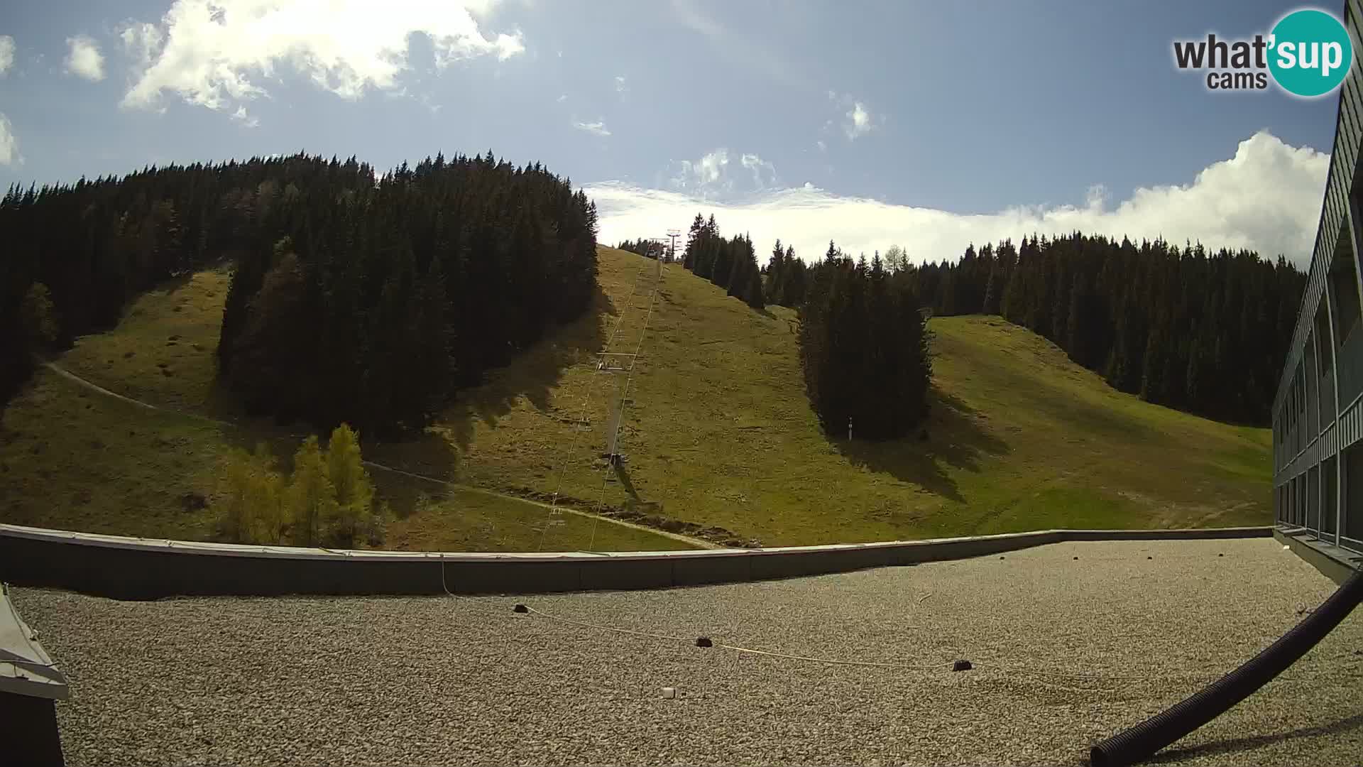 GOLTE Ski resort live webcam – view to Medvedjak – Slovenia