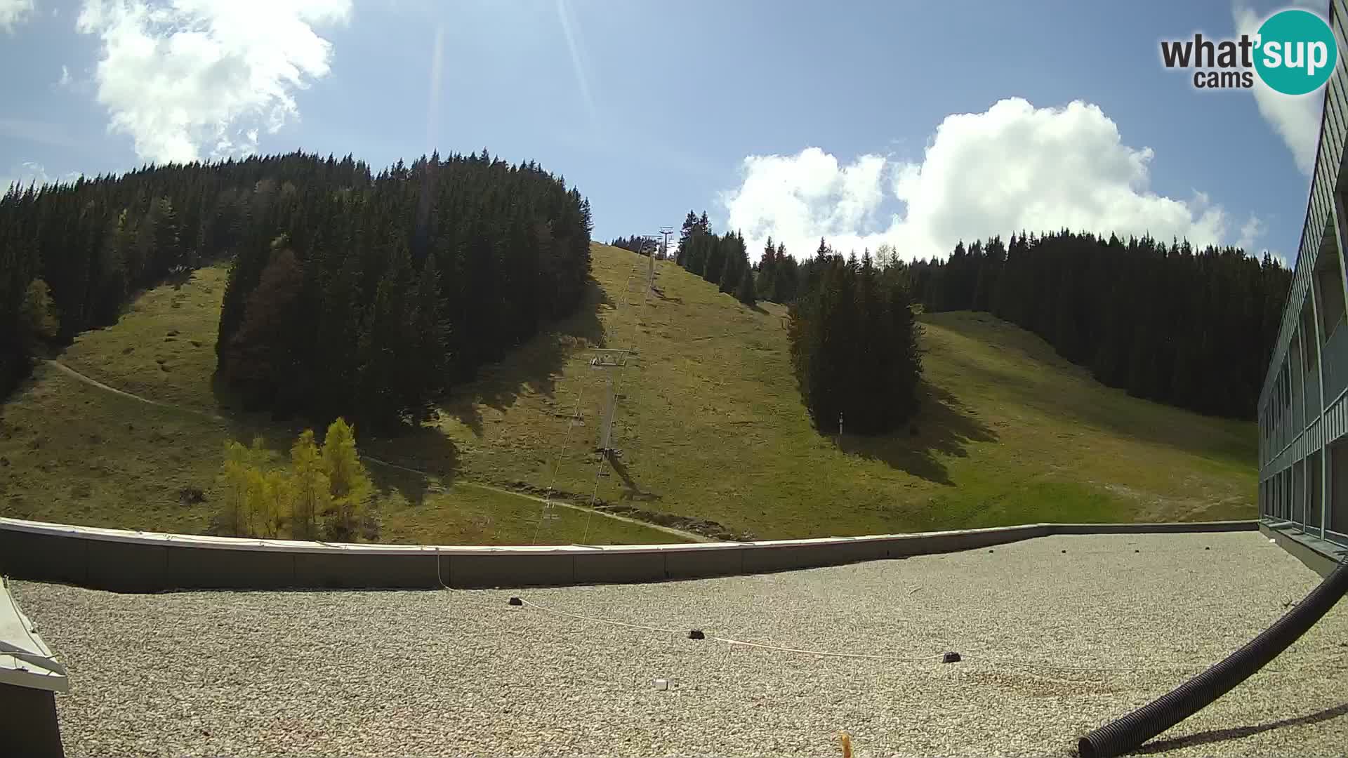 GOLTE Ski resort live webcam – view to Medvedjak – Slovenia