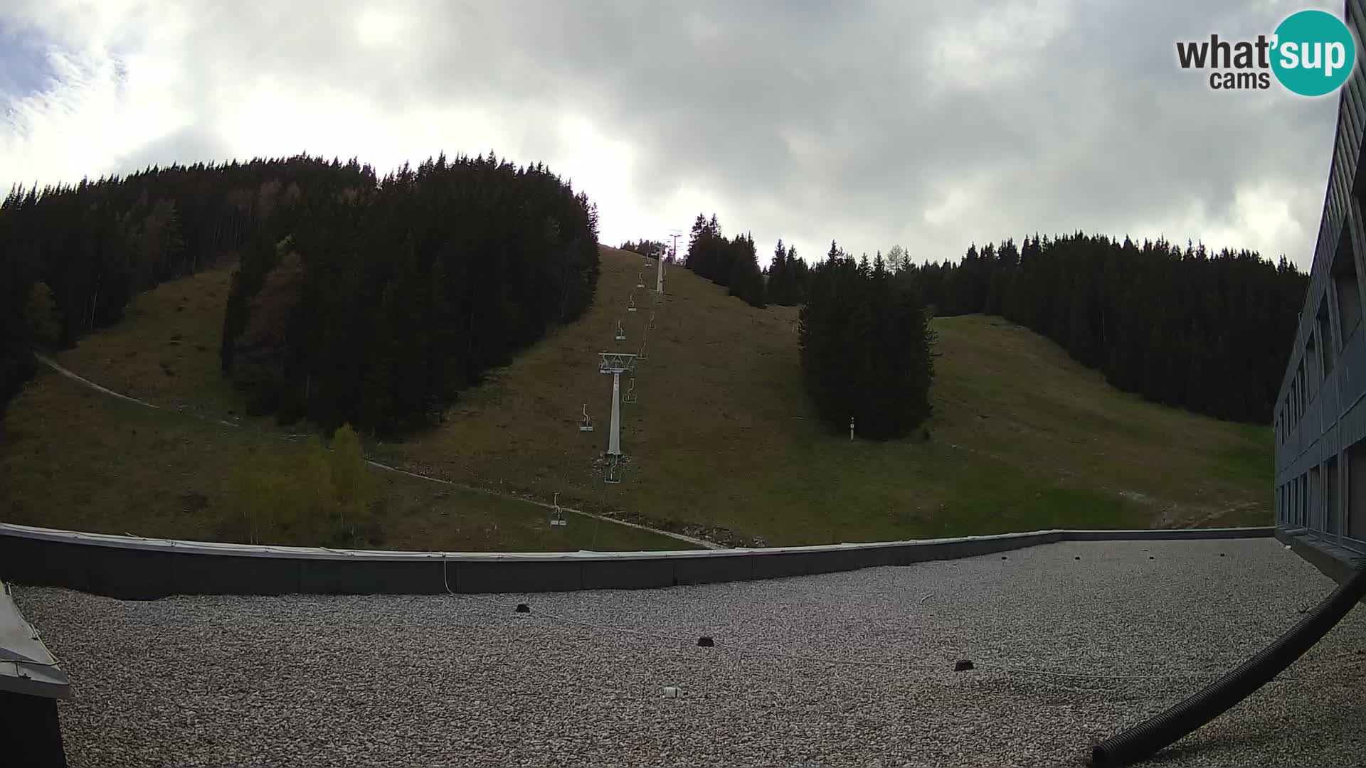 Cámara web en vivo de la estación de esquí GOLTE – vista a Medvedjak – Eslovenia
