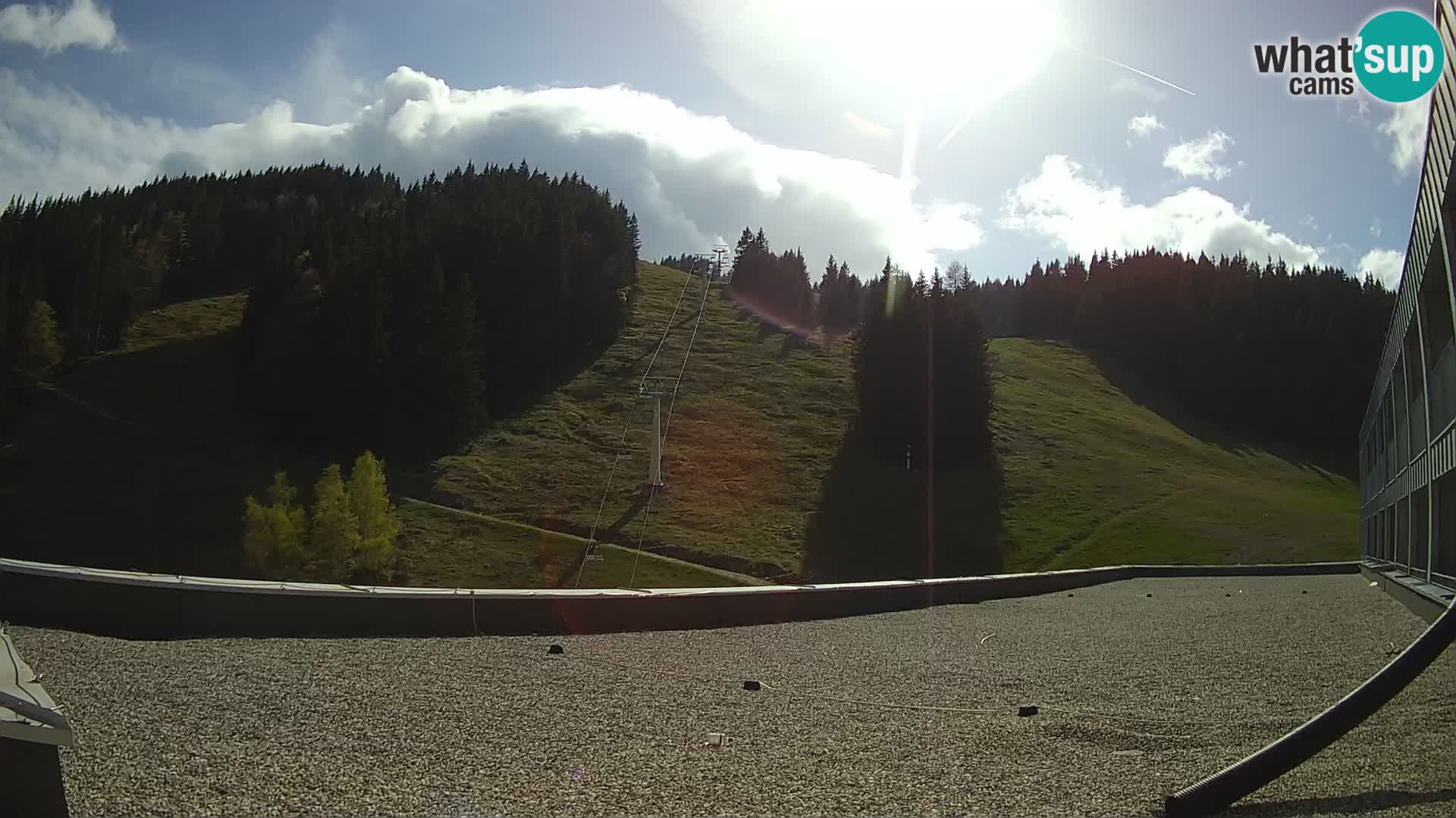GOLTE skijalište web kamera – pogled na Medvedjak – Slovenija