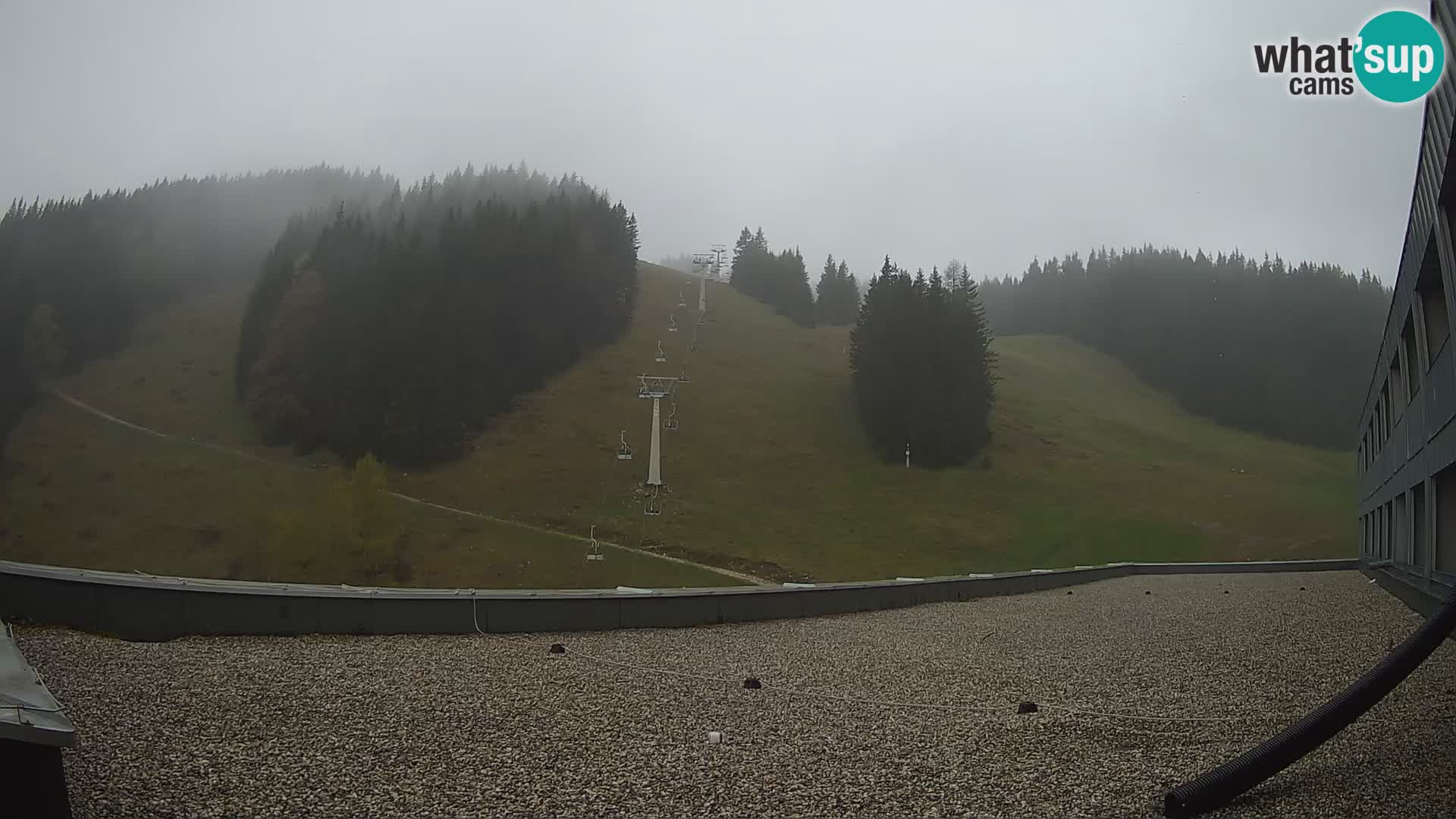 Cámara web en vivo de la estación de esquí GOLTE – vista a Medvedjak – Eslovenia