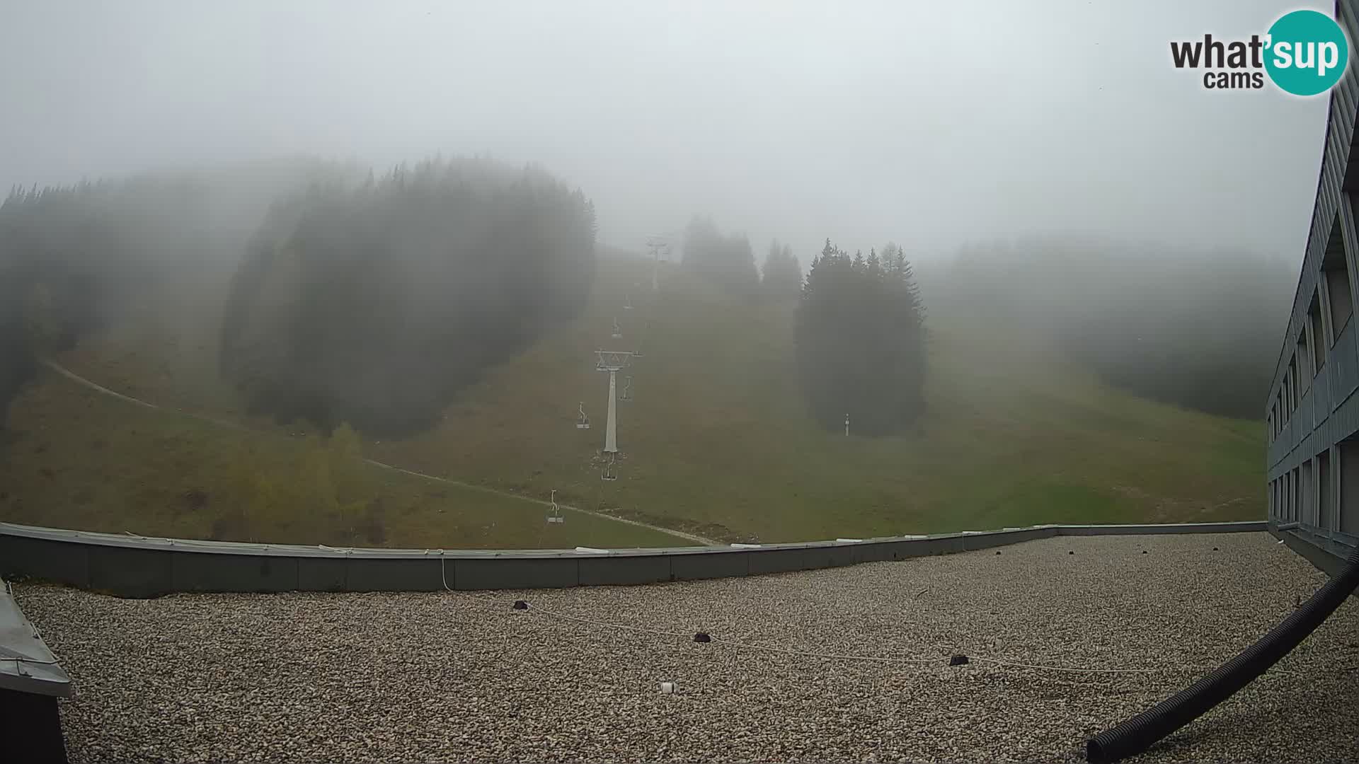 Cámara web en vivo de la estación de esquí GOLTE – vista a Medvedjak – Eslovenia