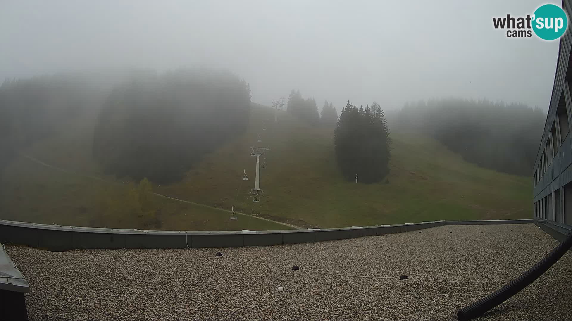 Cámara web en vivo de la estación de esquí GOLTE – vista a Medvedjak – Eslovenia