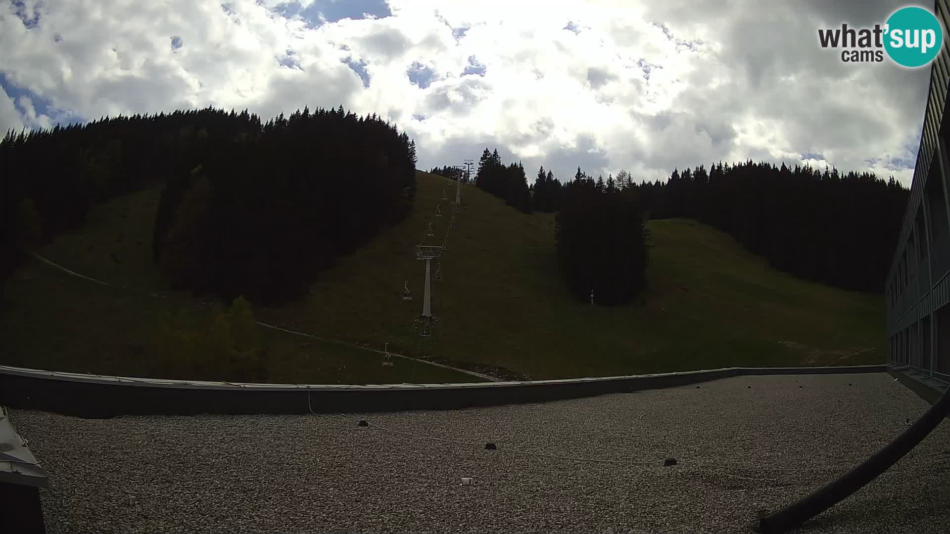 GOLTE Ski resort live webcam – view to Medvedjak – Slovenia