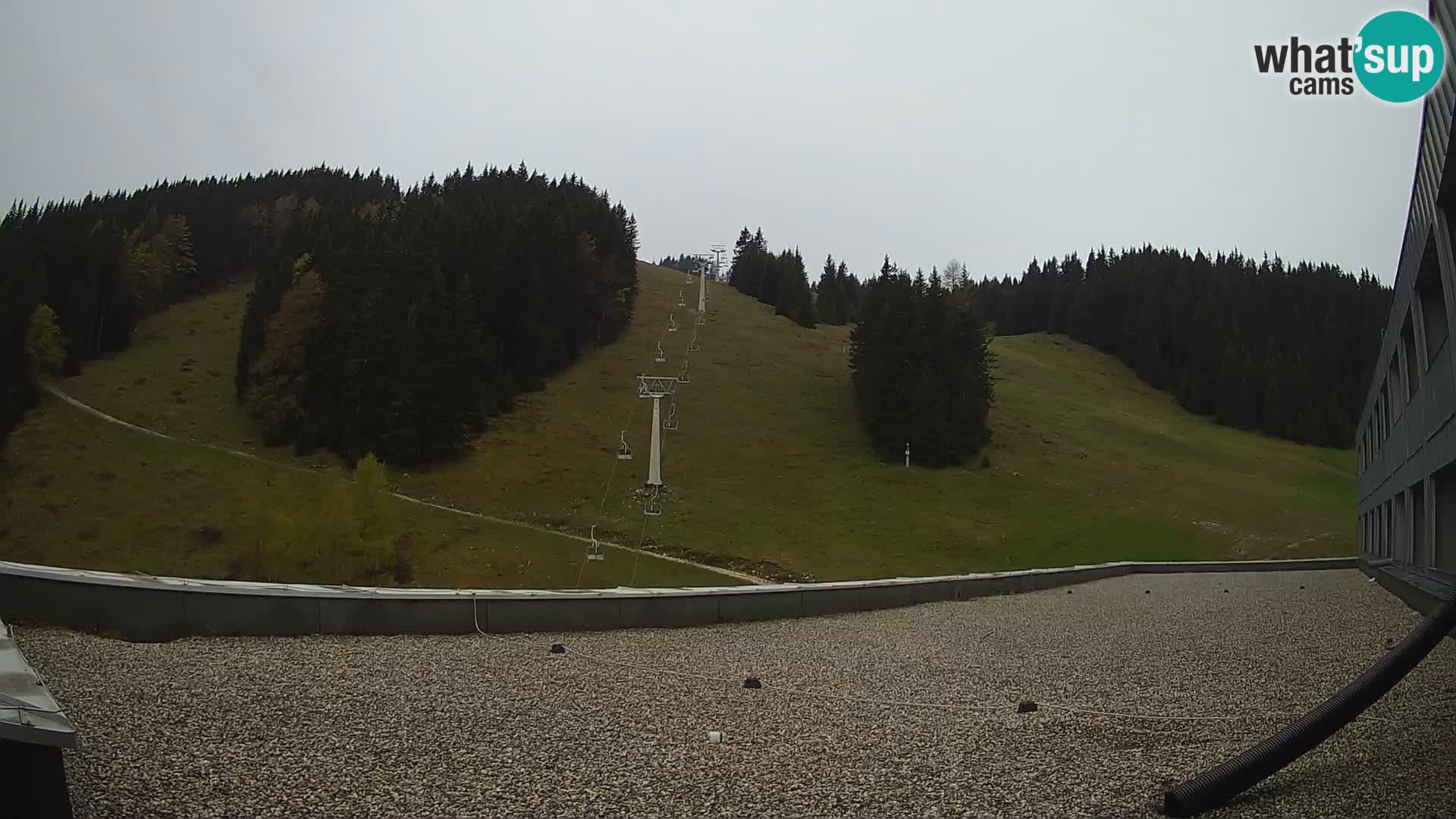 Cámara web en vivo de la estación de esquí GOLTE – vista a Medvedjak – Eslovenia