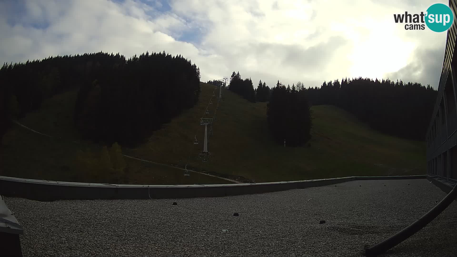 Cámara web en vivo de la estación de esquí GOLTE – vista a Medvedjak – Eslovenia