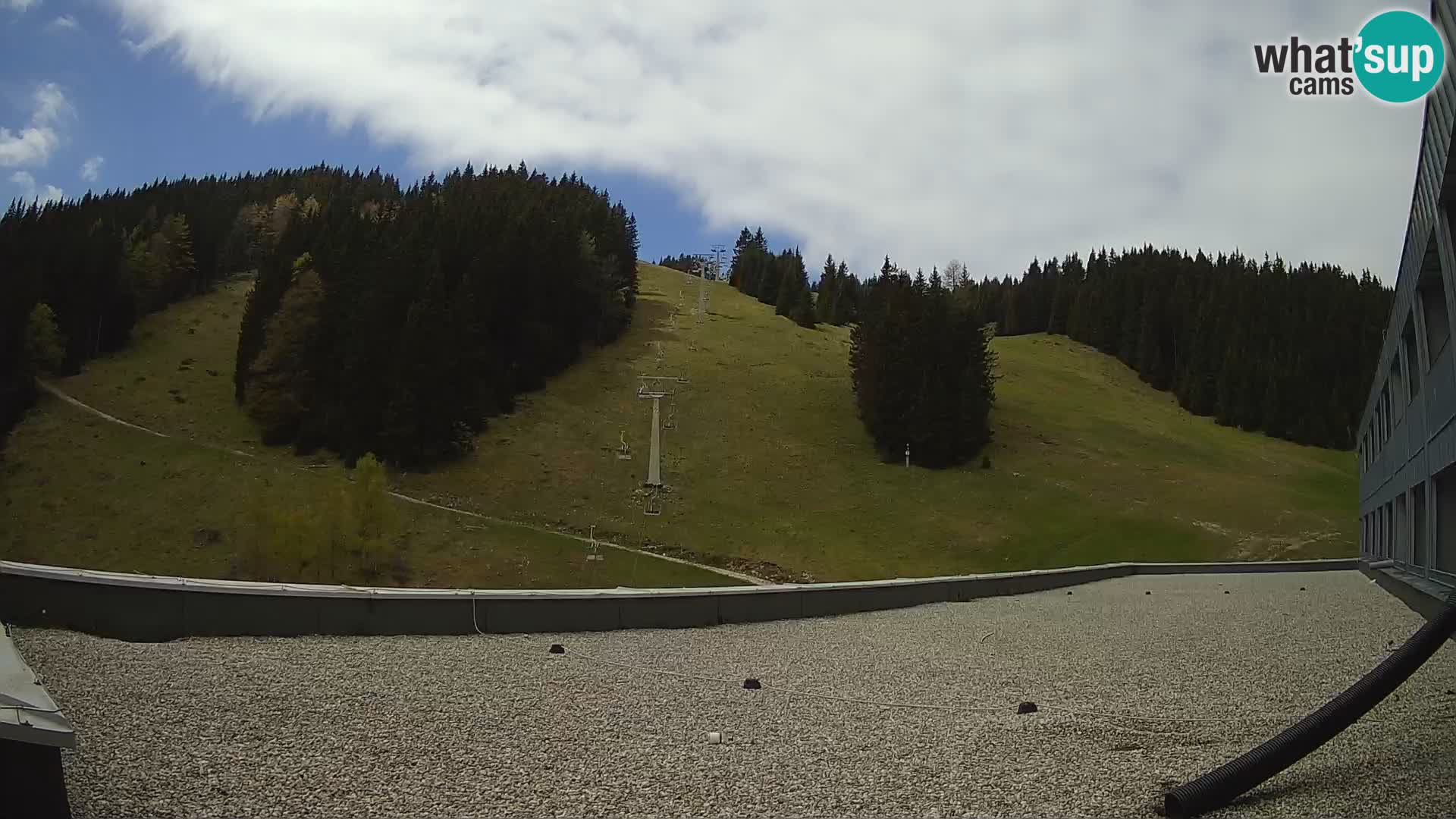 Cámara web en vivo de la estación de esquí GOLTE – vista a Medvedjak – Eslovenia
