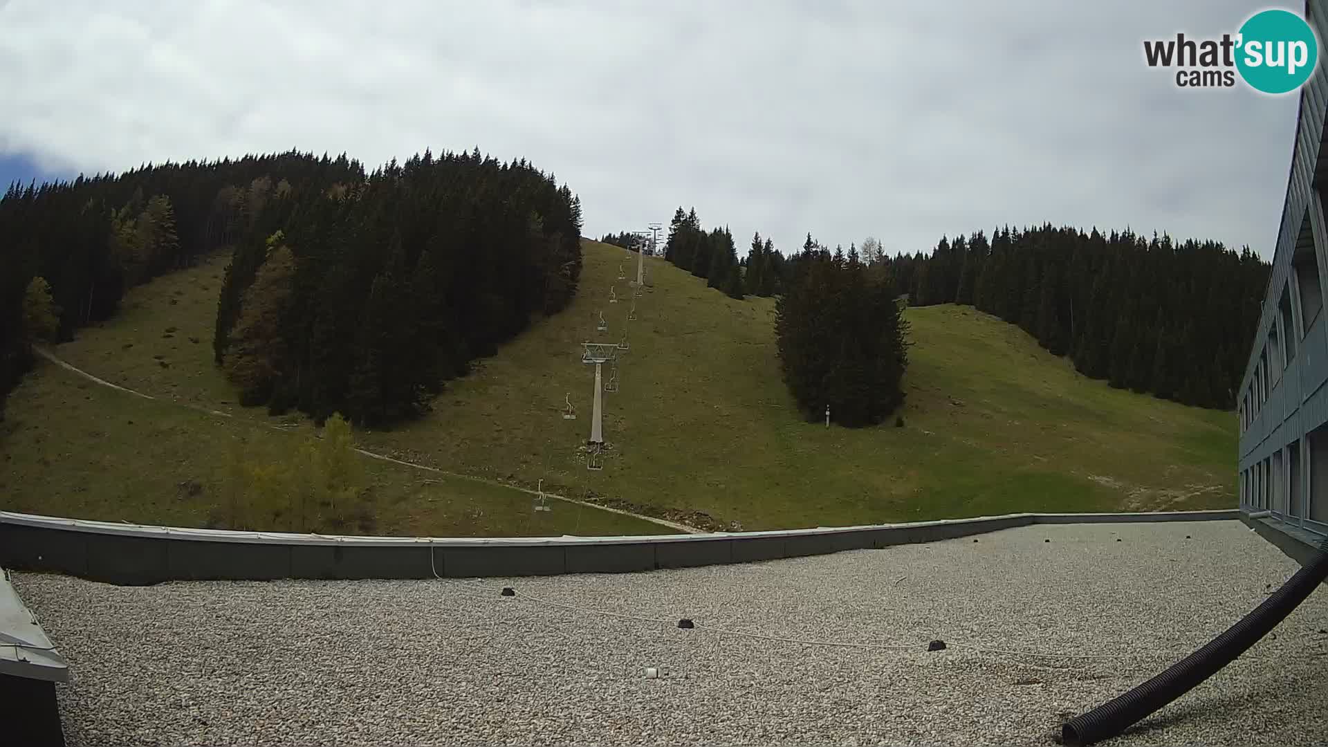 GOLTE Ski resort live webcam – view to Medvedjak – Slovenia