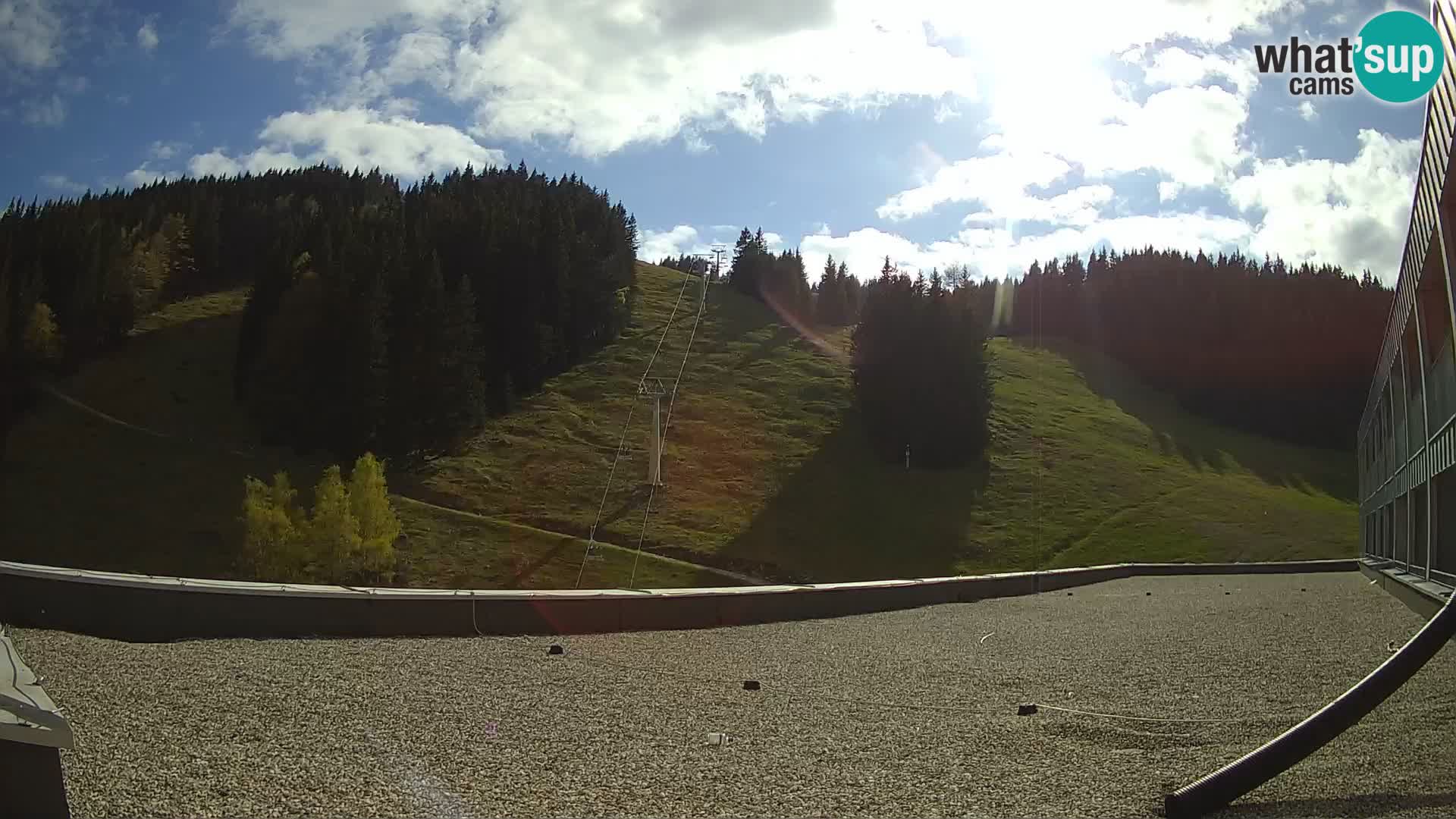 Cámara web en vivo de la estación de esquí GOLTE – vista a Medvedjak – Eslovenia