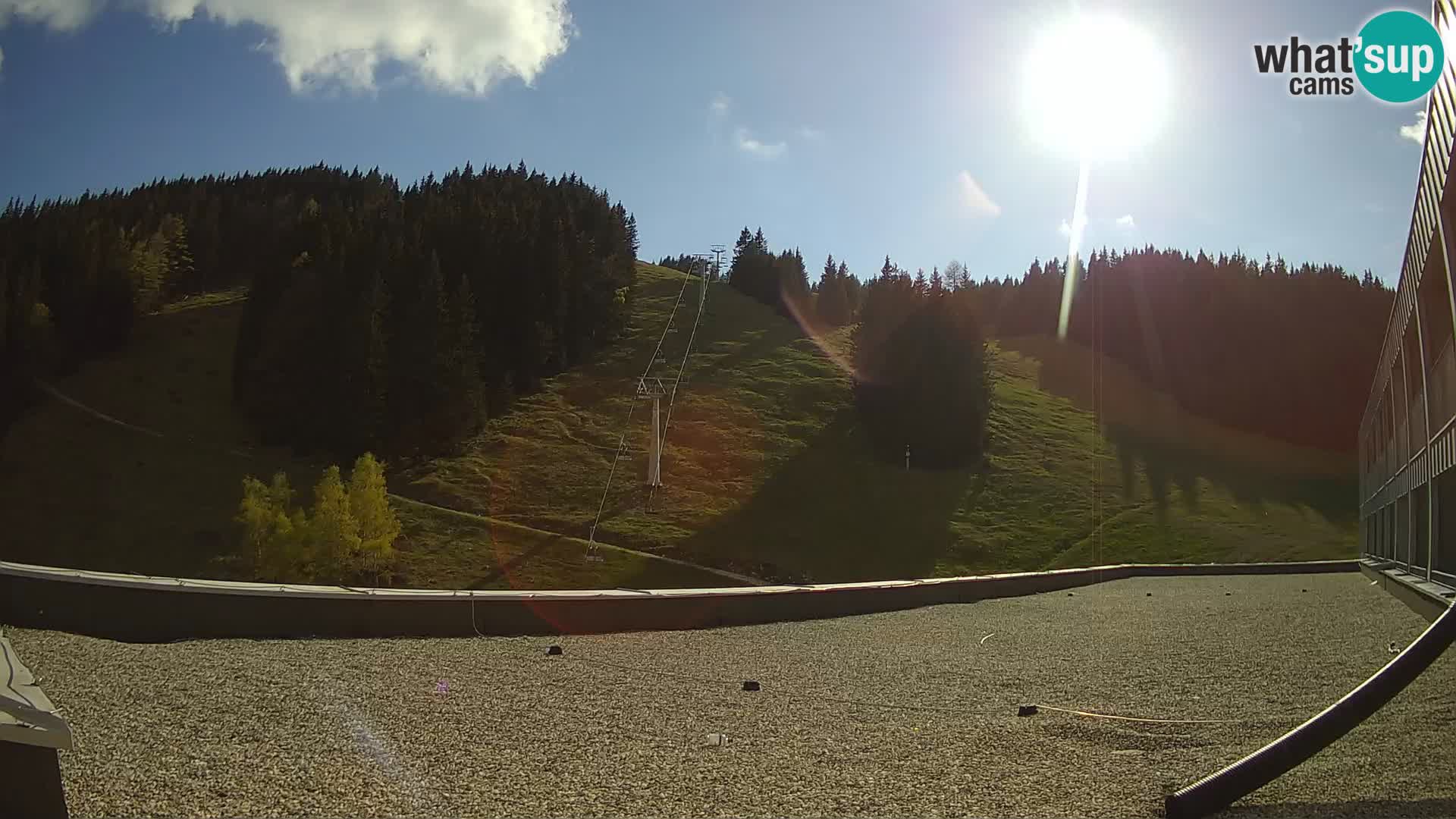GOLTE skijalište web kamera – pogled na Medvedjak – Slovenija