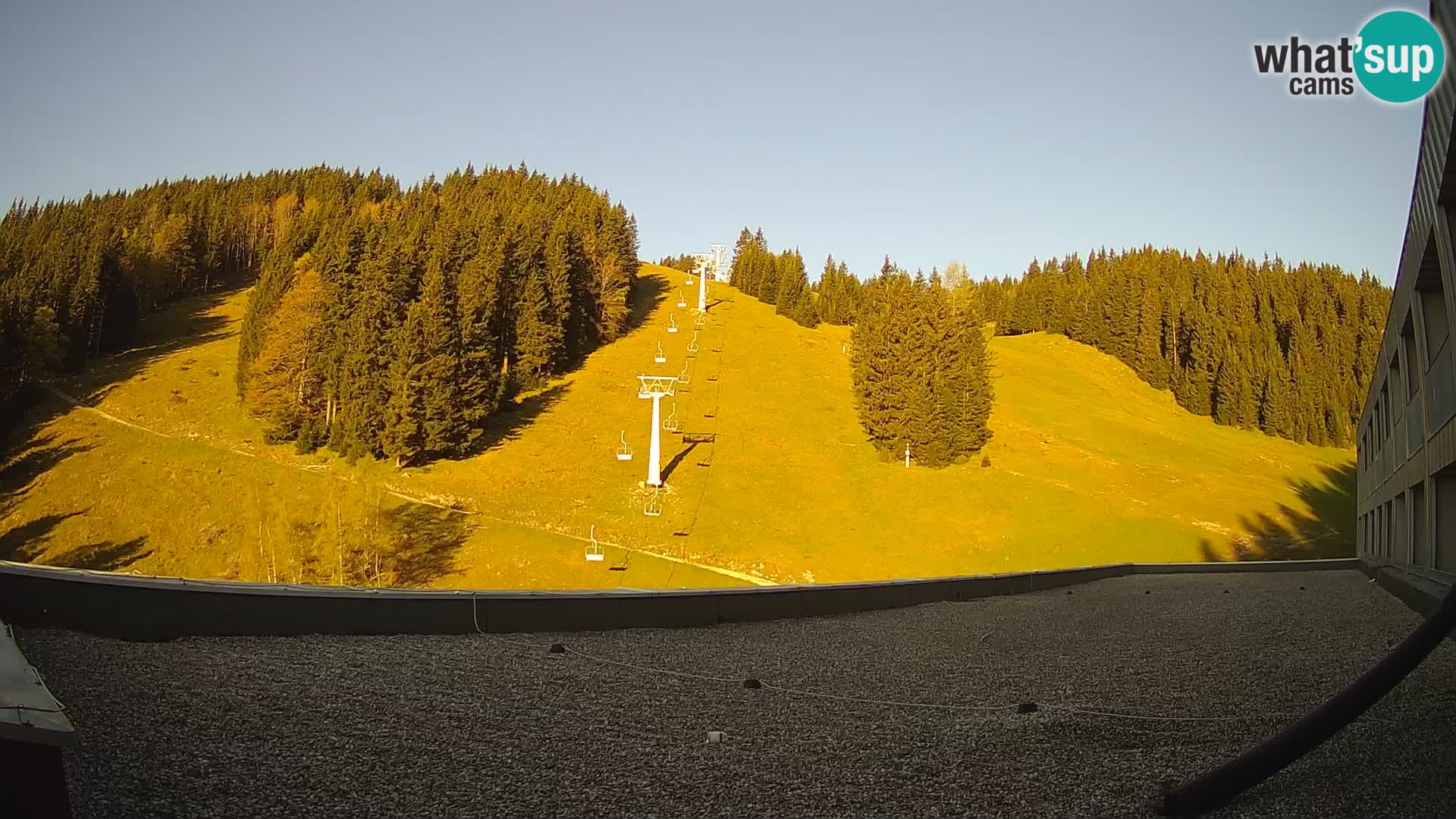 Webcam en direct de la station de ski de GOLTE – vue sur Medvedjak – Slovénie