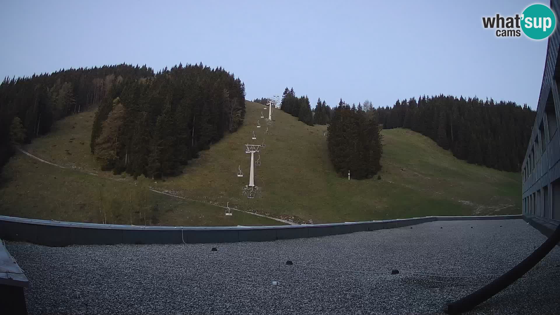 GOLTE Ski resort live webcam – view to Medvedjak – Slovenia