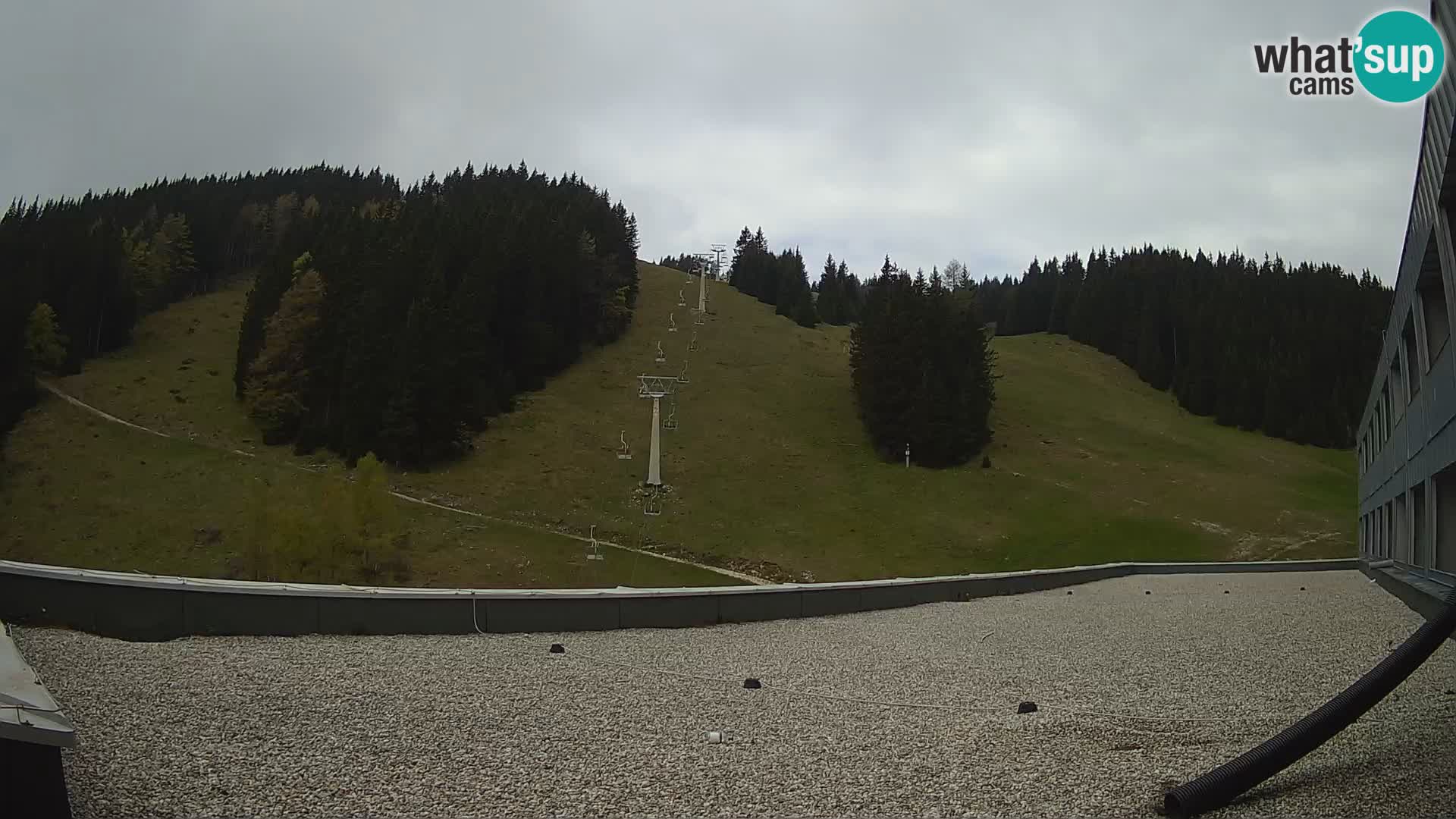 Cámara web en vivo de la estación de esquí GOLTE – vista a Medvedjak – Eslovenia