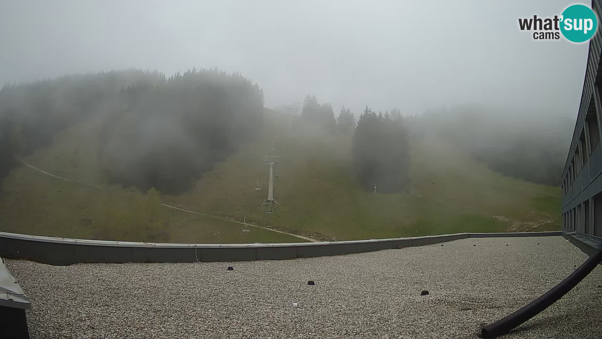Cámara web en vivo de la estación de esquí GOLTE – vista a Medvedjak – Eslovenia