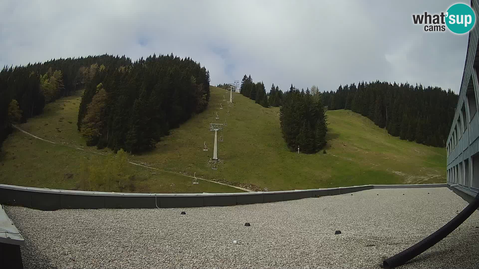 Webcam en direct de la station de ski de GOLTE – vue sur Medvedjak – Slovénie