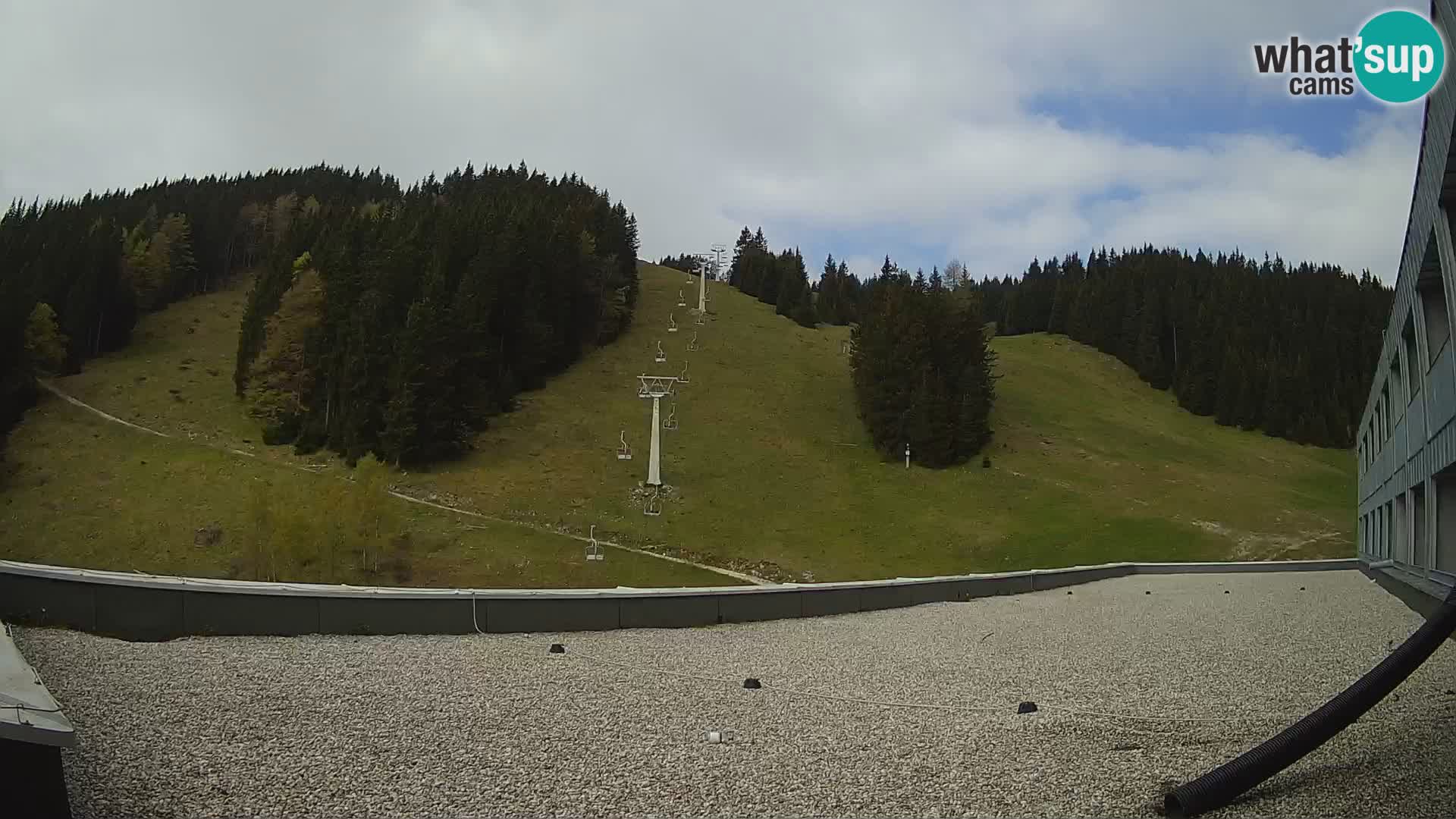 Webcam en direct de la station de ski de GOLTE – vue sur Medvedjak – Slovénie