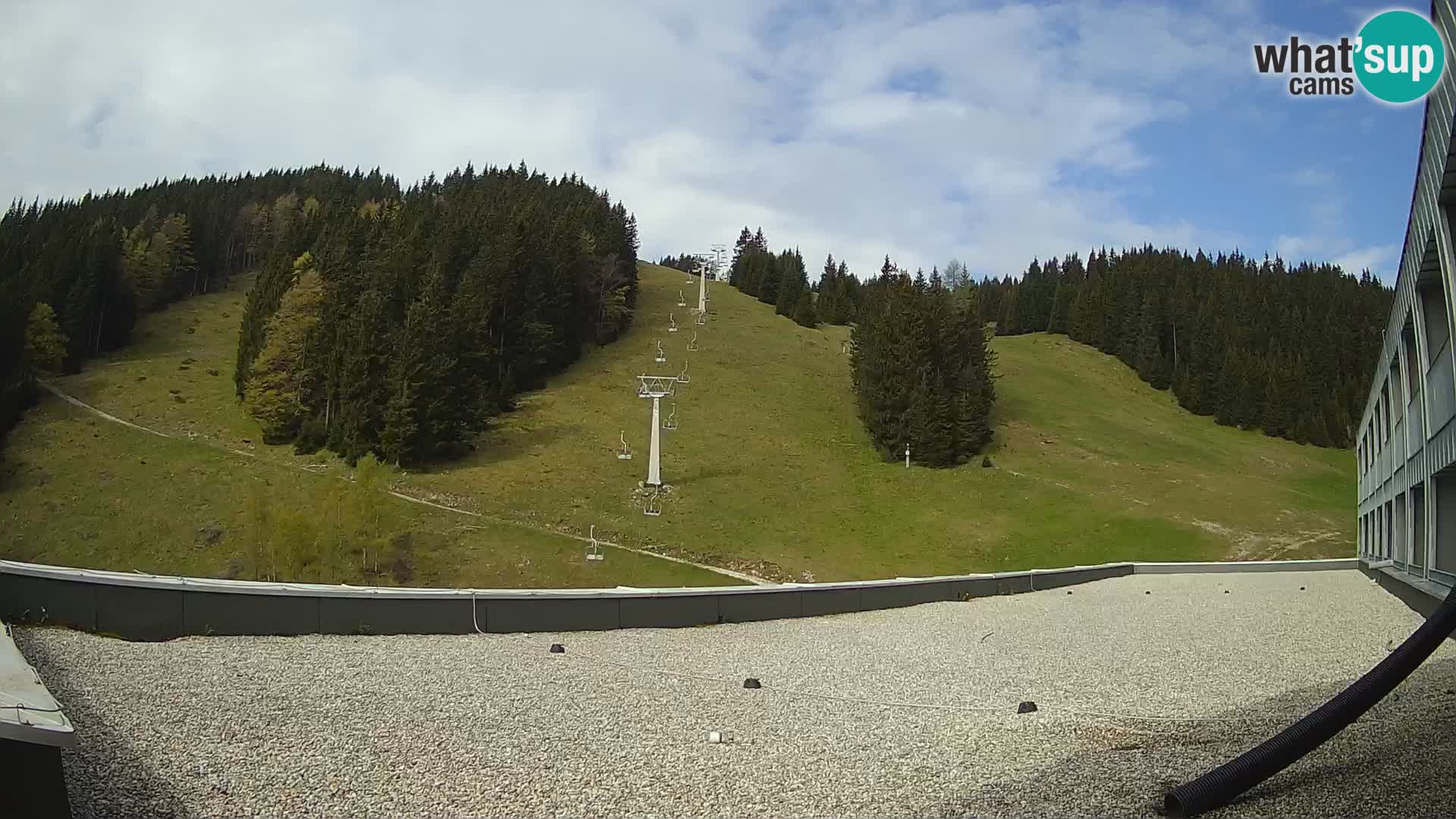 GOLTE skijalište web kamera – pogled na Medvedjak – Slovenija