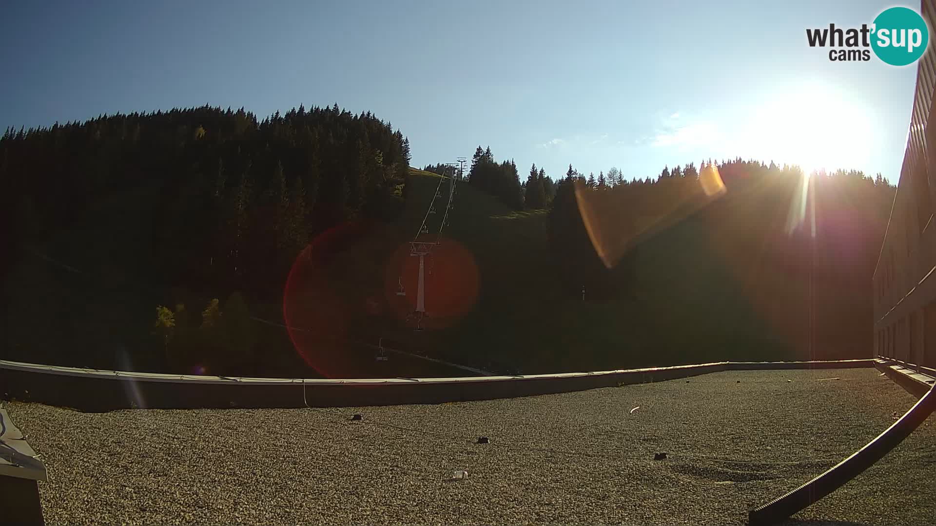 GOLTE skijalište web kamera – pogled na Medvedjak – Slovenija