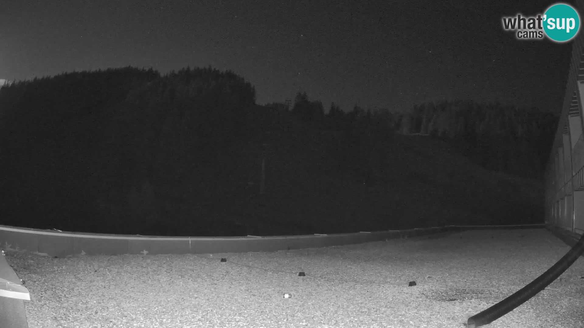 Spletna kamera smučišča GOLTE v živo – pogled na Medvedjak