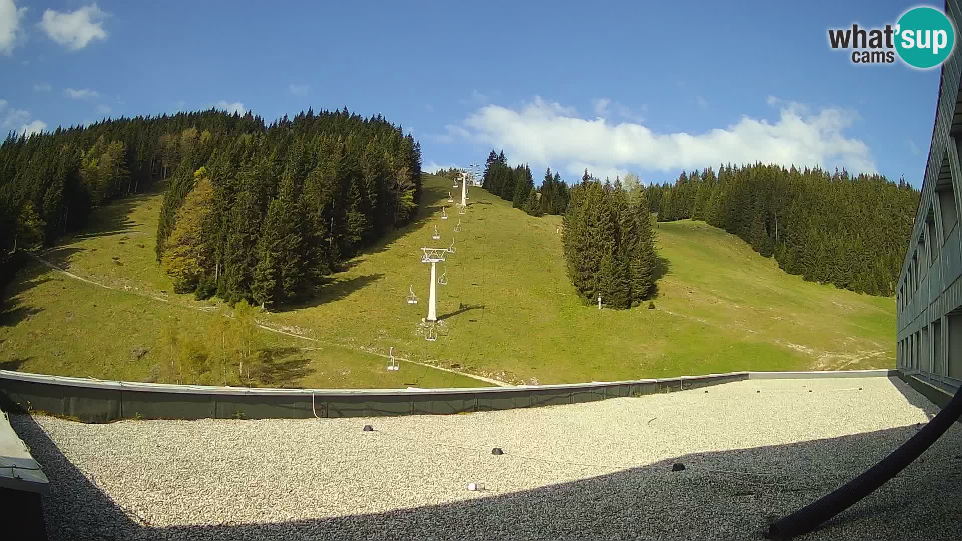 GOLTE skijalište web kamera – pogled na Medvedjak – Slovenija
