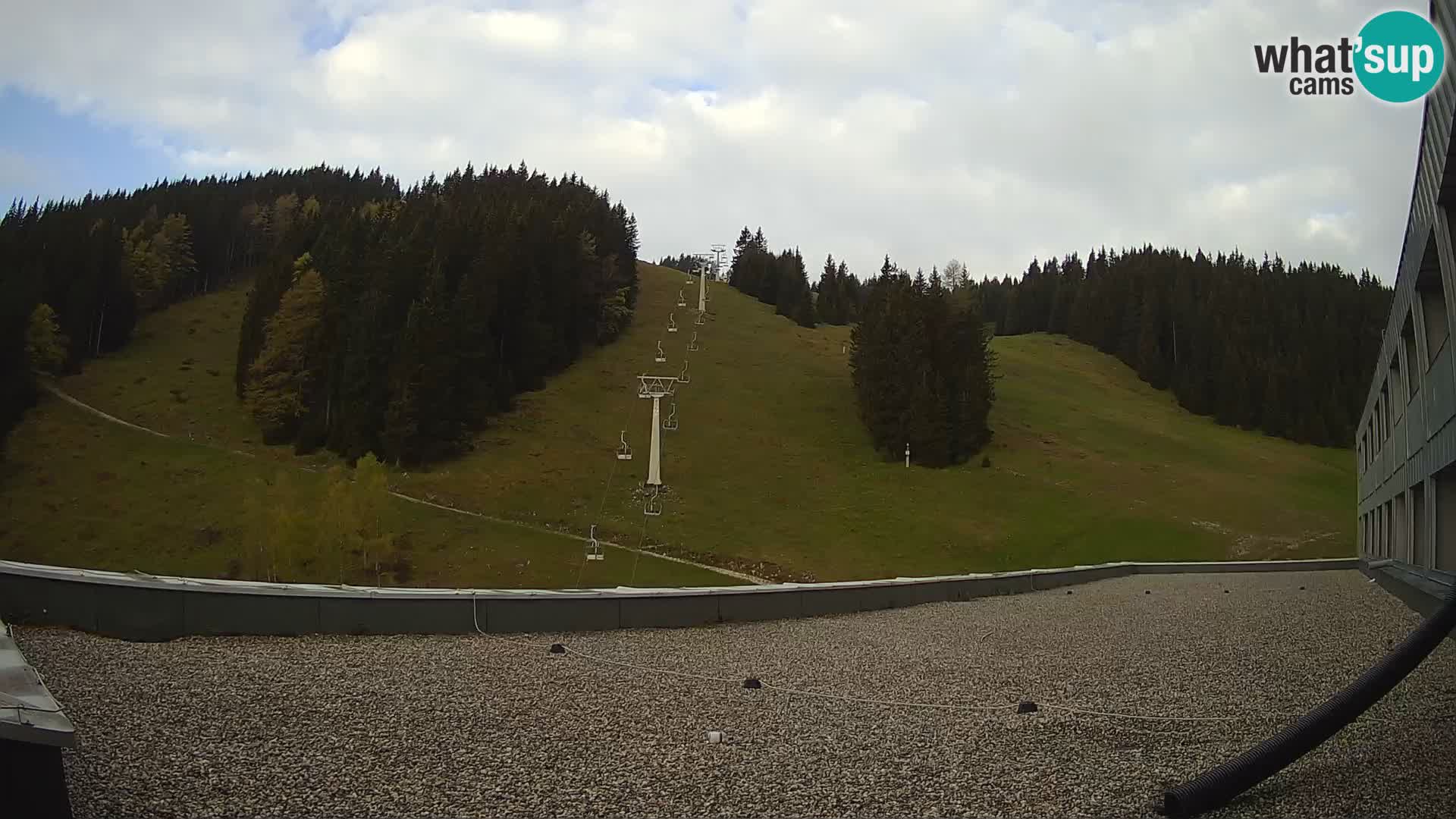GOLTE skijalište web kamera – pogled na Medvedjak – Slovenija