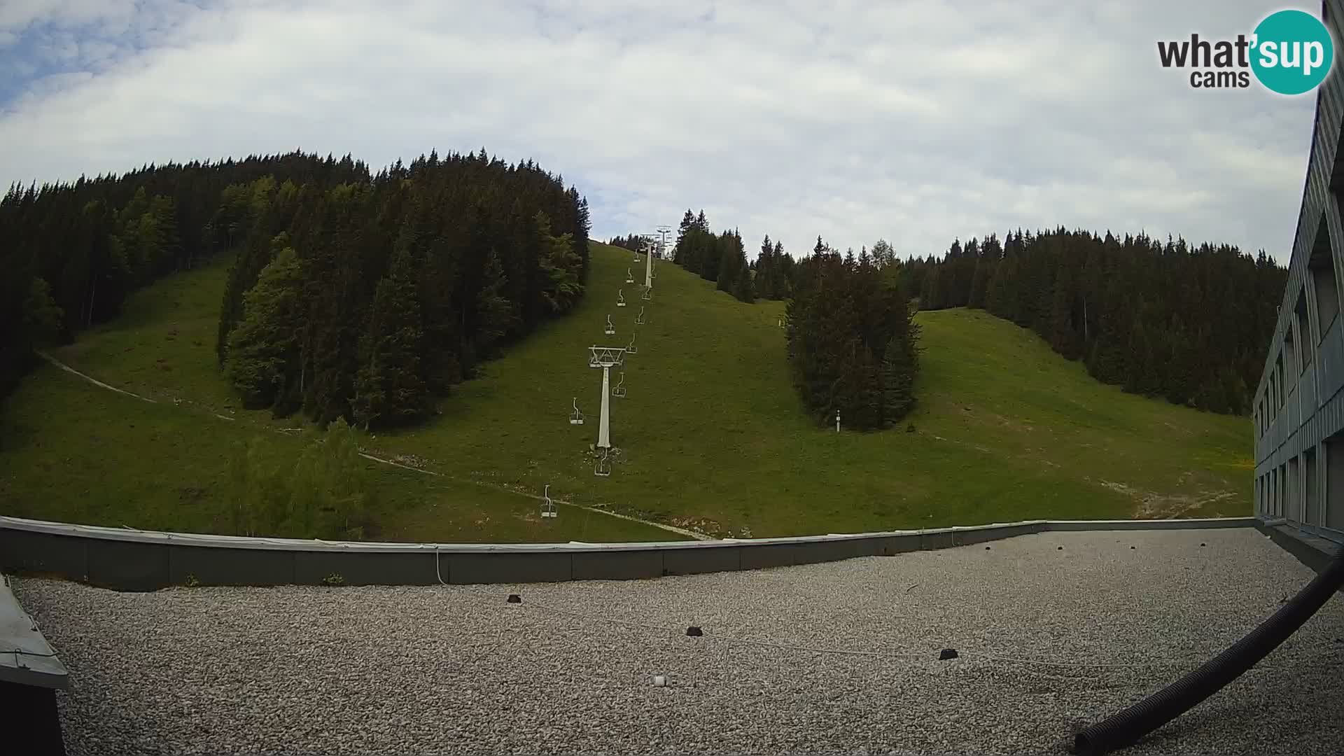Cámara web en vivo de la estación de esquí GOLTE – vista a Medvedjak – Eslovenia