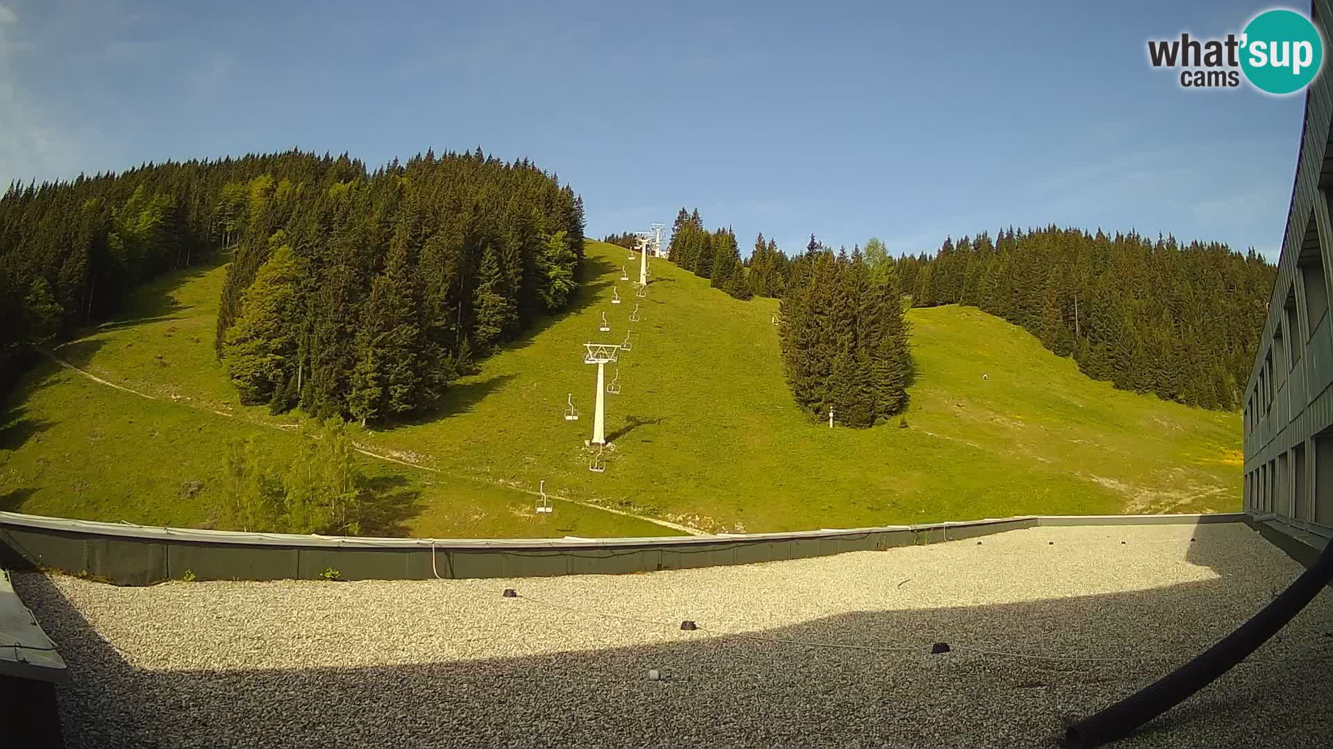 Cámara web en vivo de la estación de esquí GOLTE – vista a Medvedjak – Eslovenia