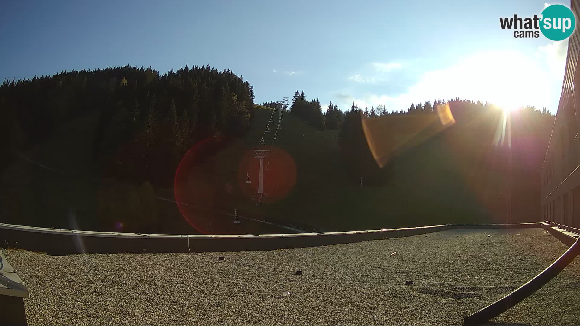 GOLTE Ski resort live webcam – view to Medvedjak – Slovenia