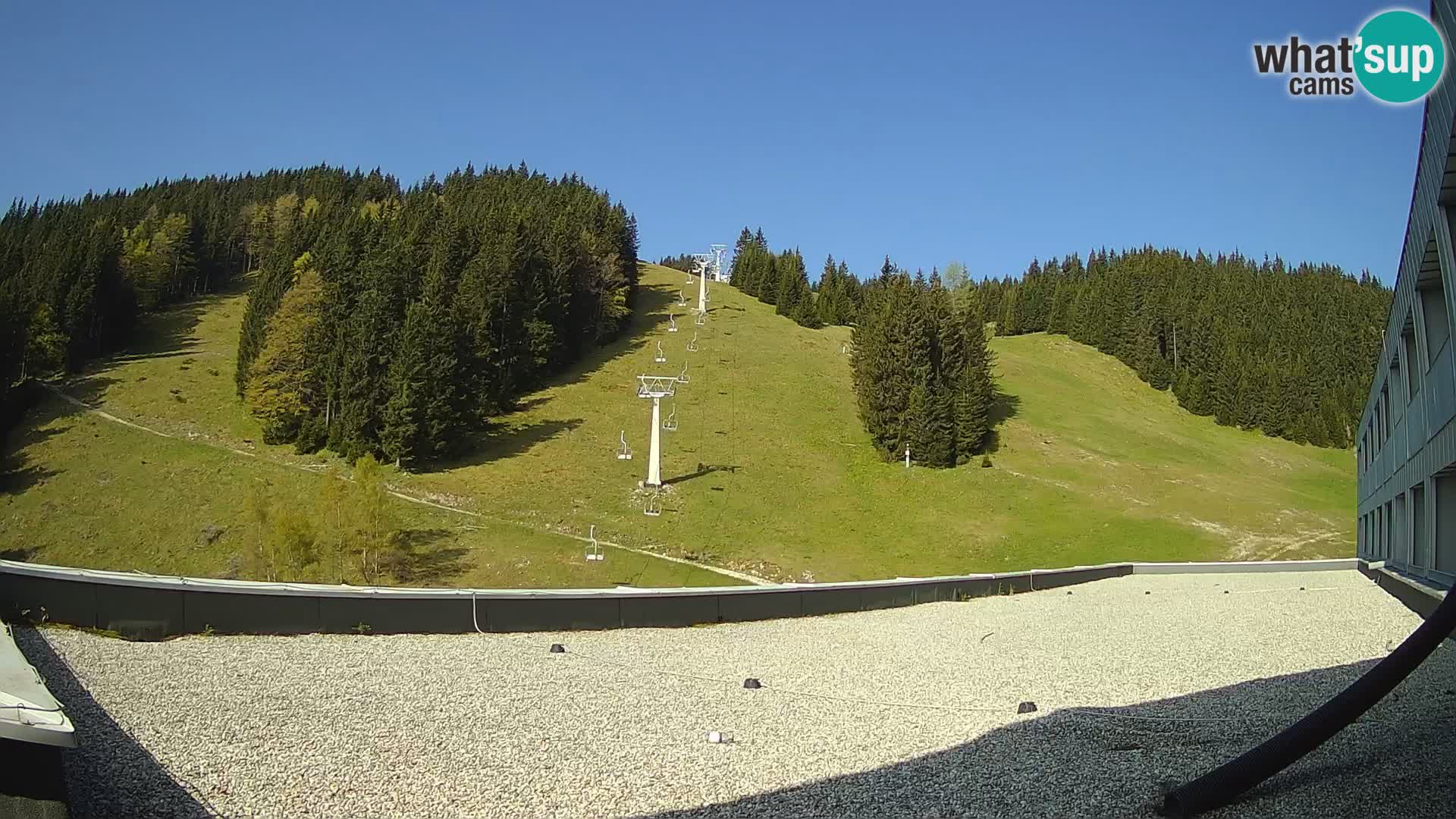 Cámara web en vivo de la estación de esquí GOLTE – vista a Medvedjak – Eslovenia