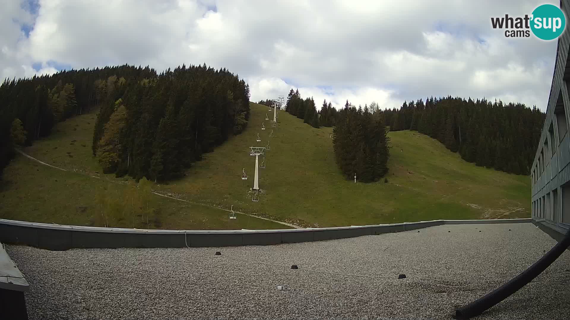GOLTE Ski resort live webcam – view to Medvedjak – Slovenia