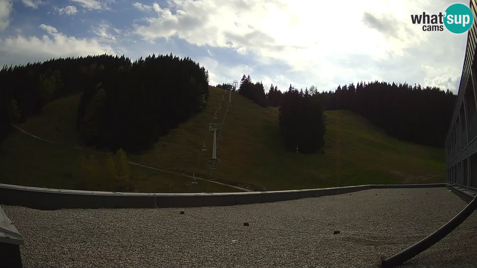Cámara web en vivo de la estación de esquí GOLTE – vista a Medvedjak – Eslovenia