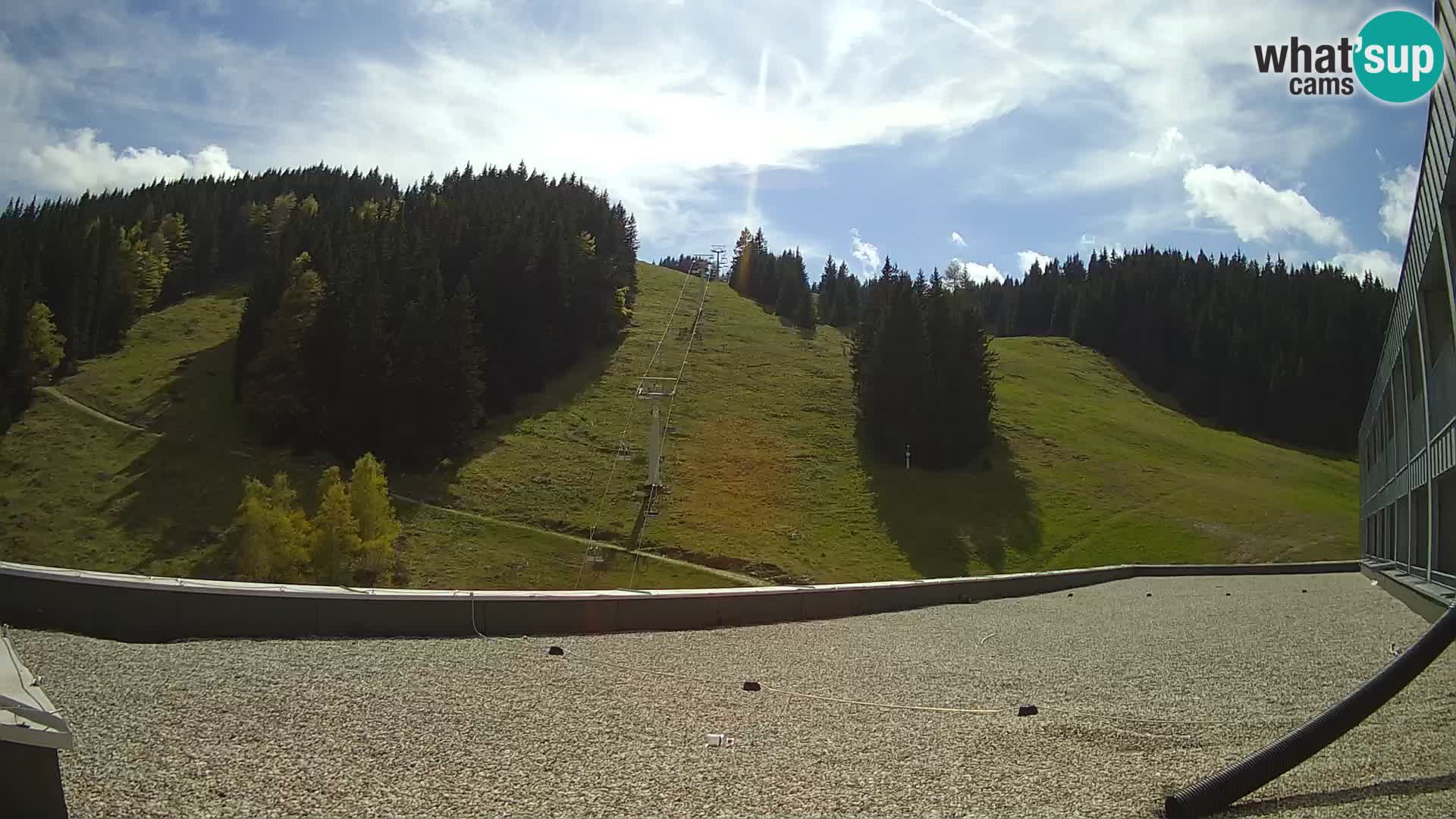 GOLTE skijalište web kamera – pogled na Medvedjak – Slovenija