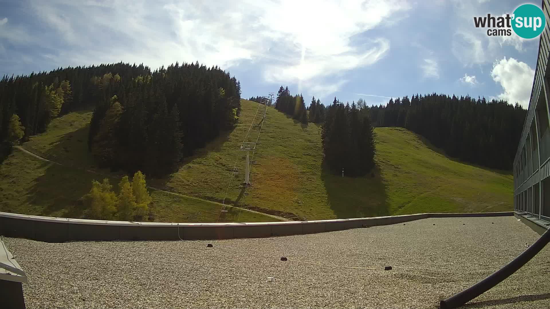 GOLTE skijalište web kamera – pogled na Medvedjak – Slovenija