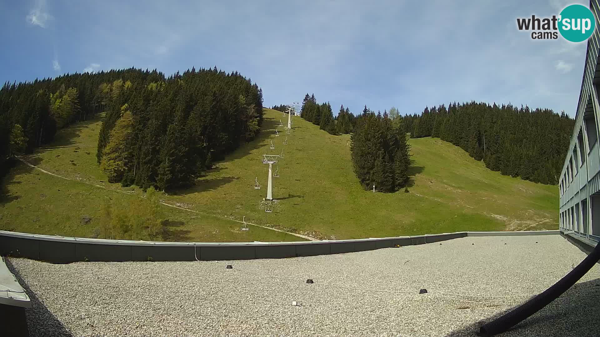 GOLTE Ski resort live webcam – view to Medvedjak – Slovenia