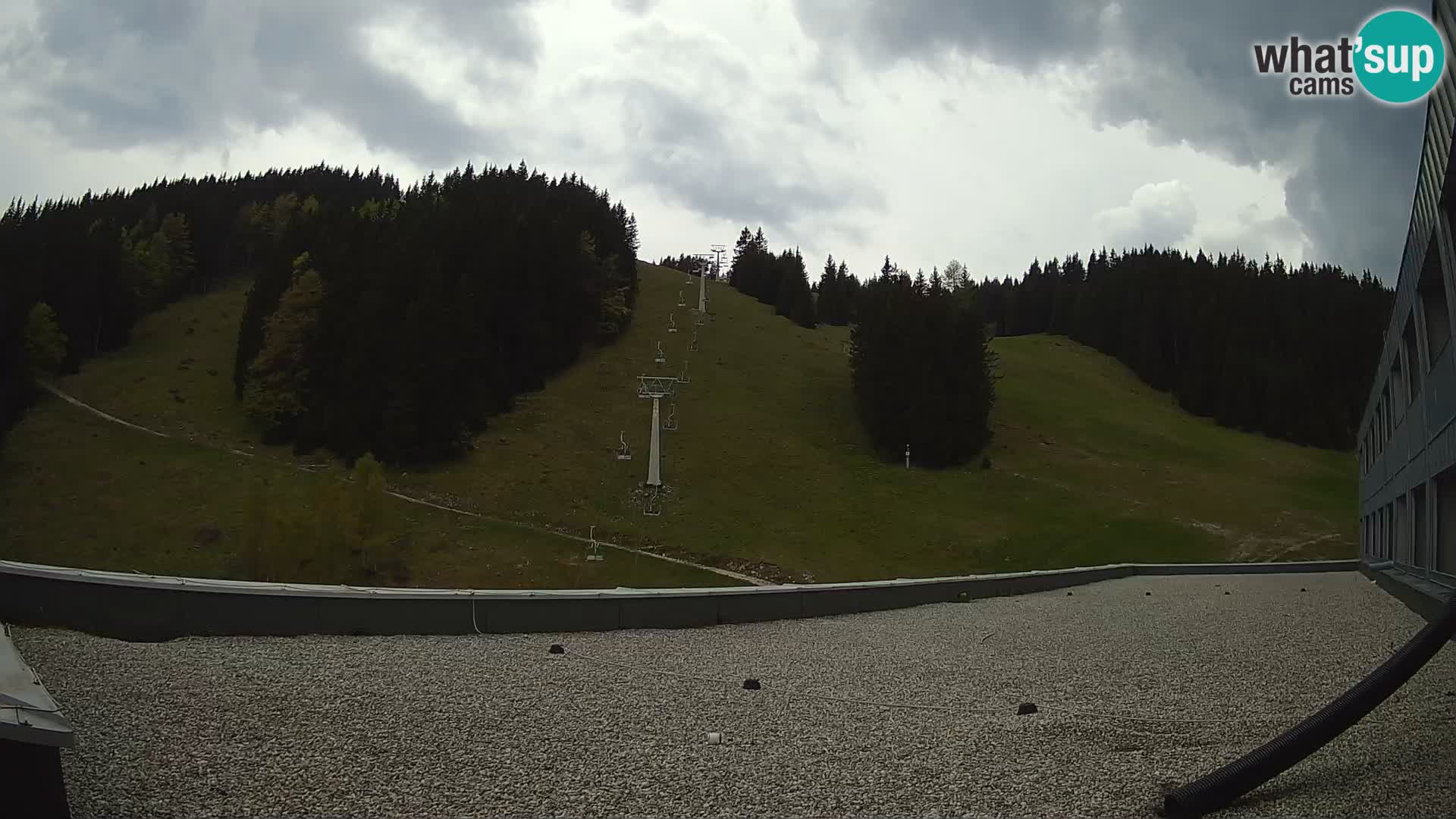 GOLTE Ski resort live webcam – view to Medvedjak – Slovenia