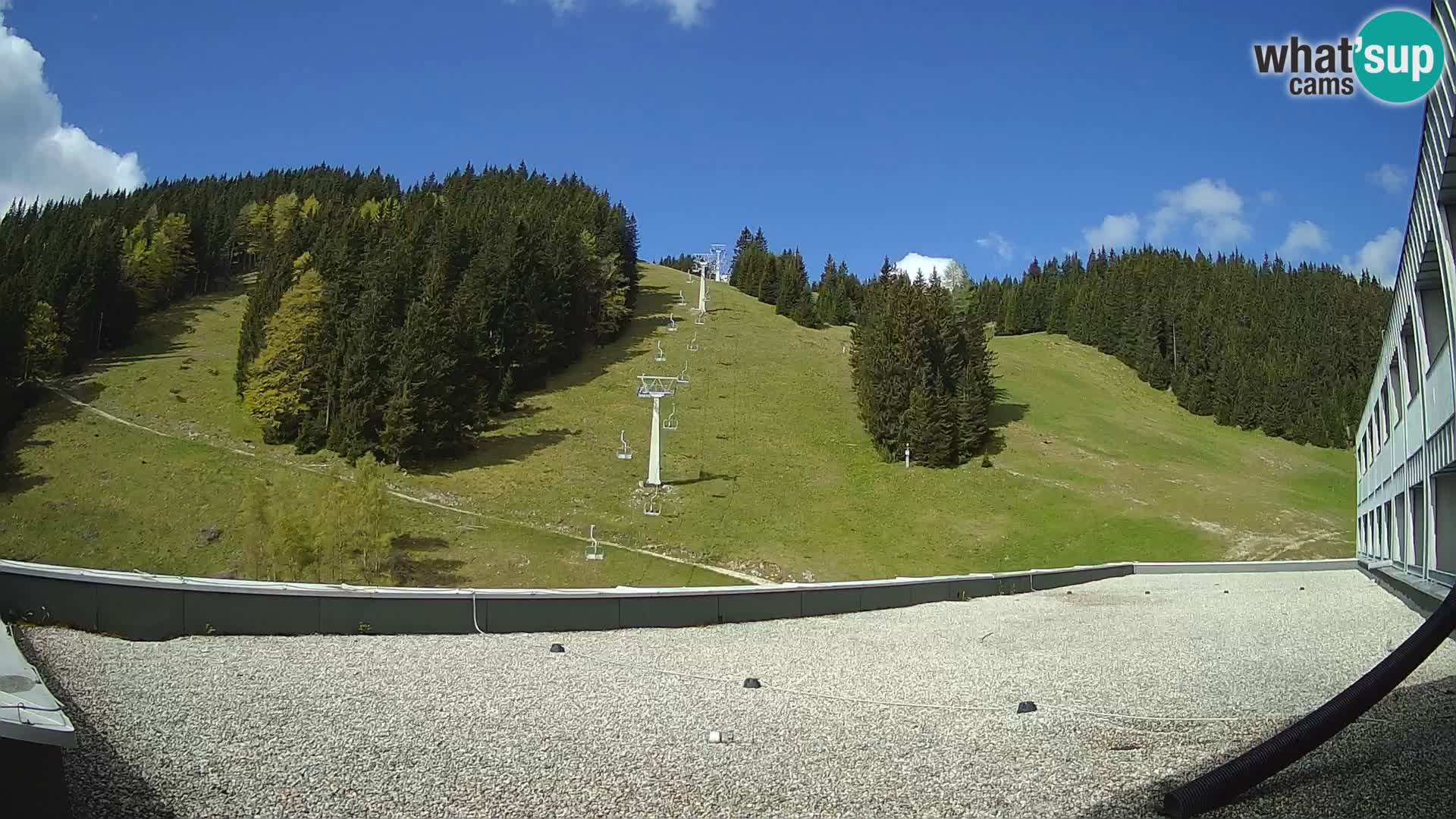 GOLTE Ski resort live webcam – view to Medvedjak – Slovenia