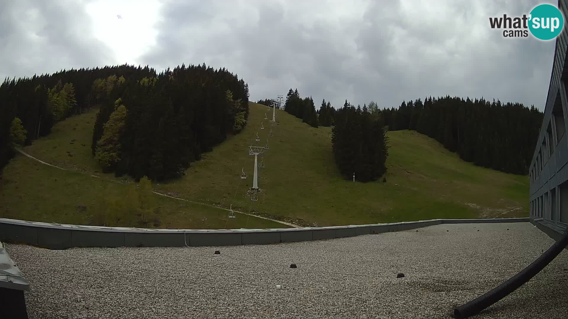 GOLTE Ski resort live webcam – view to Medvedjak – Slovenia