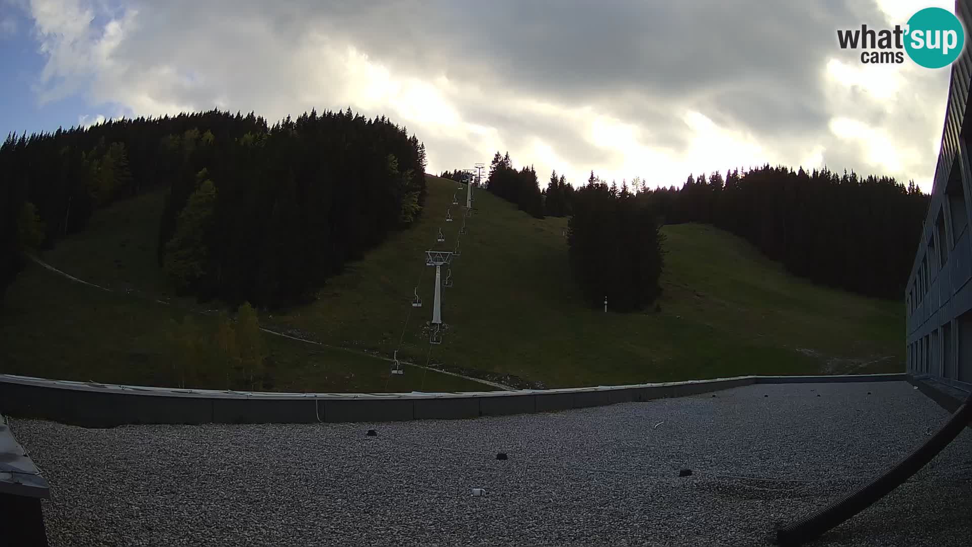 GOLTE skijalište web kamera – pogled na Medvedjak – Slovenija
