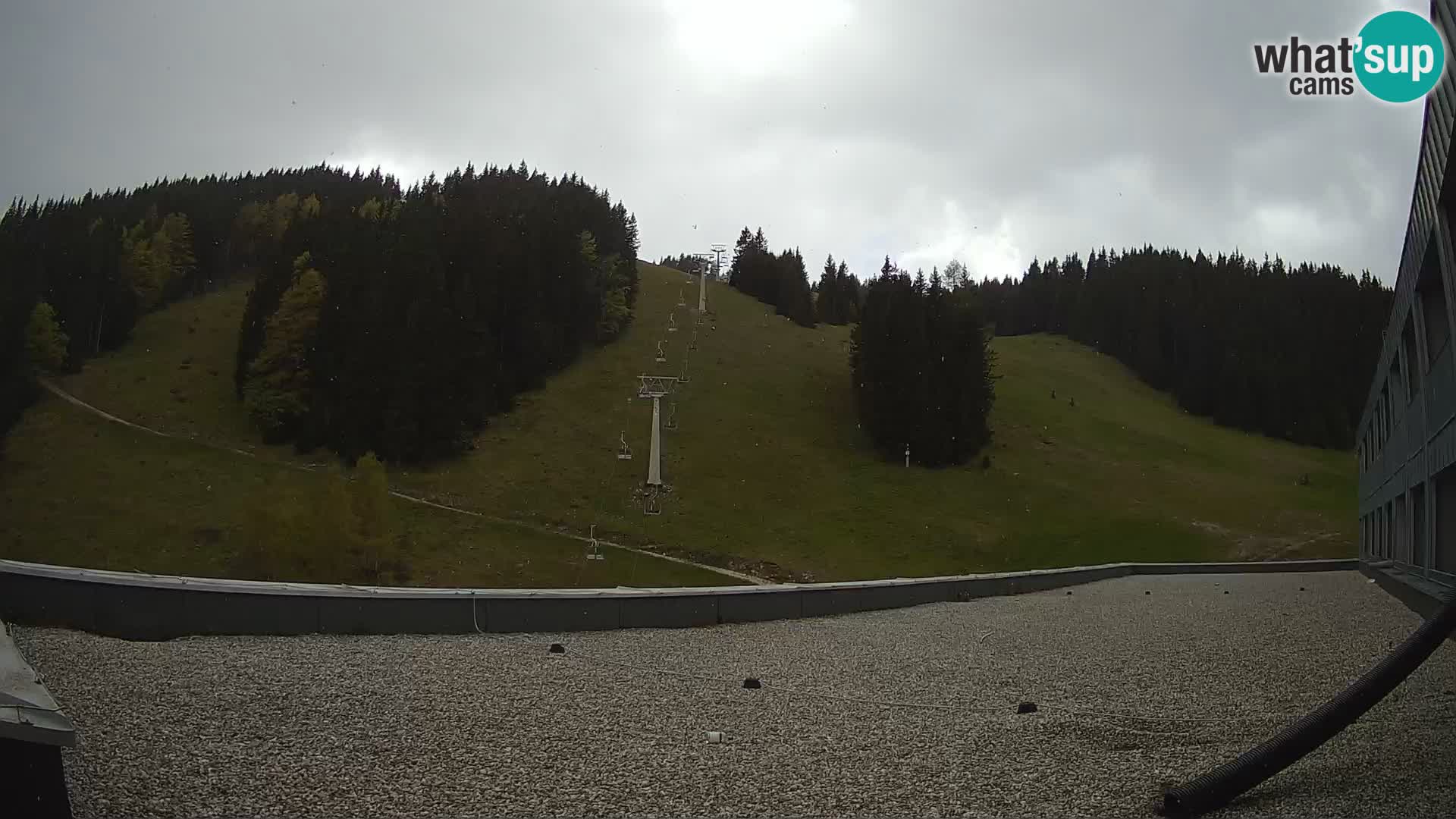 GOLTE skijalište web kamera – pogled na Medvedjak – Slovenija