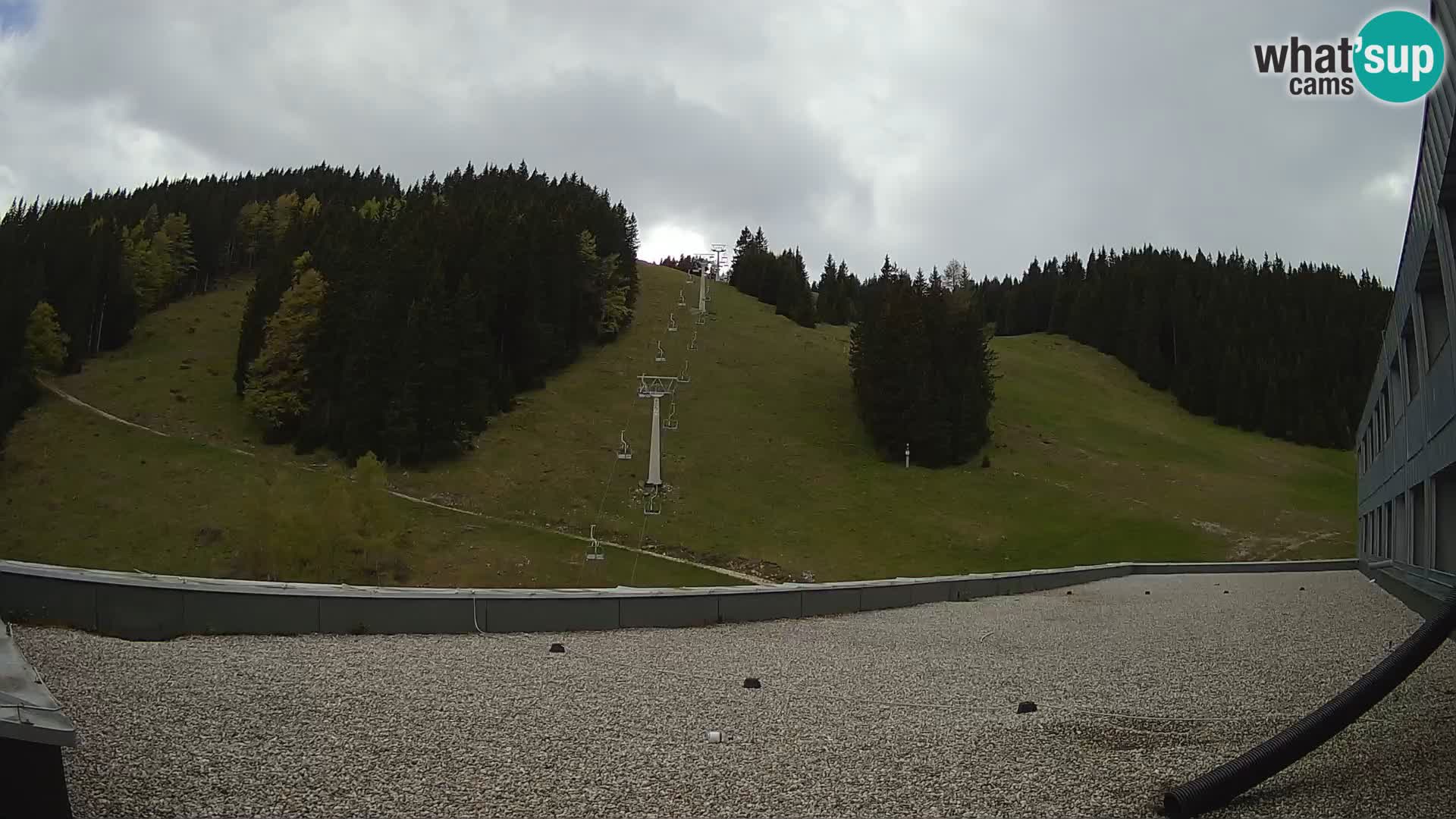 Cámara web en vivo de la estación de esquí GOLTE – vista a Medvedjak – Eslovenia
