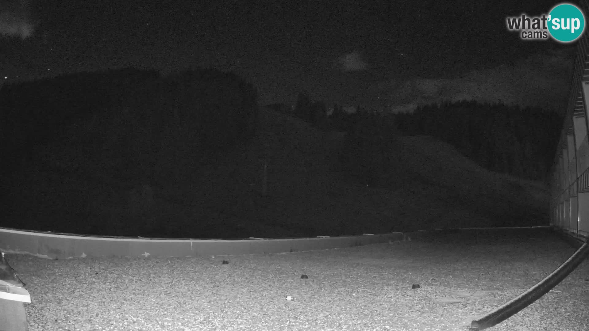Spletna kamera smučišča GOLTE v živo – pogled na Medvedjak